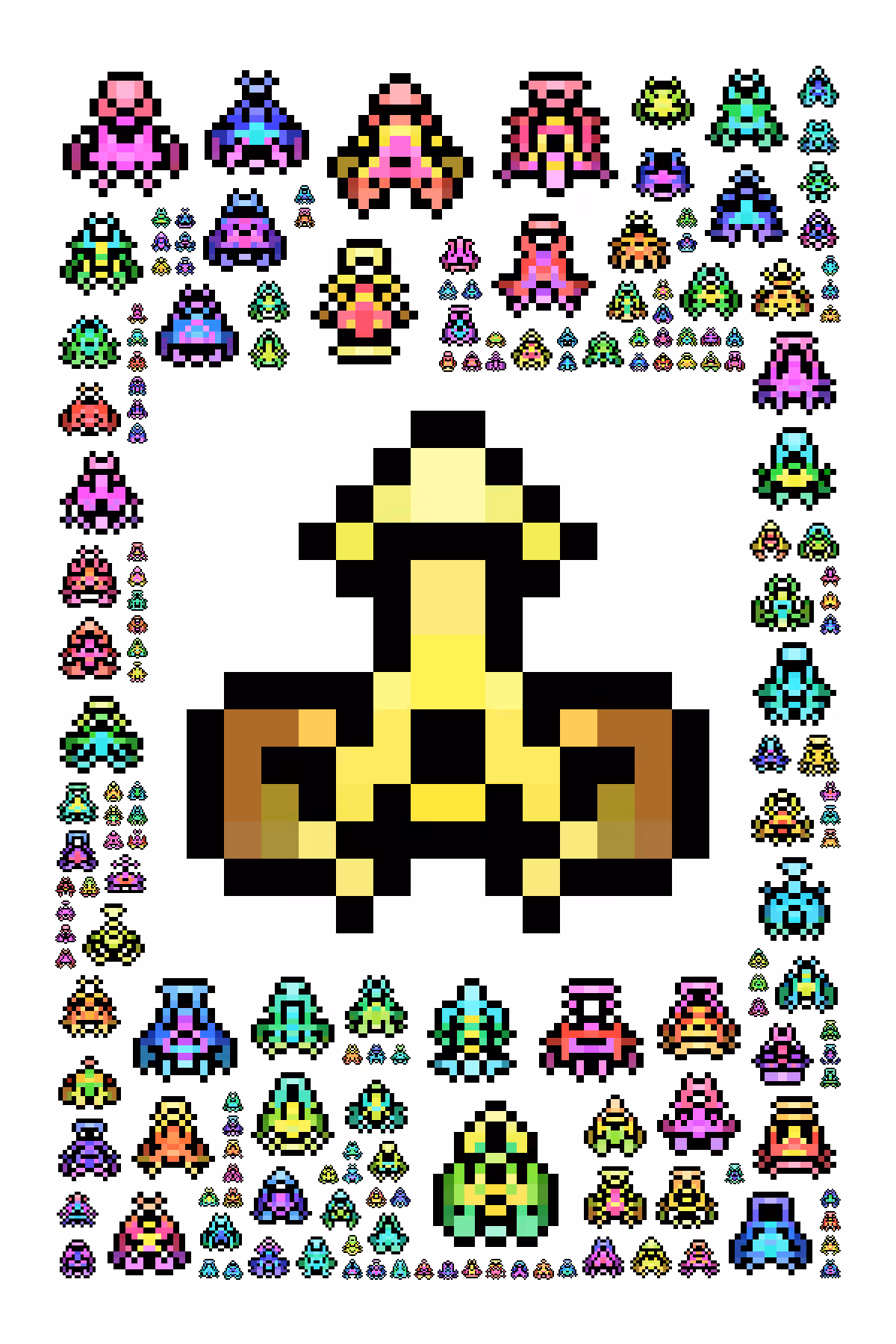 Pixel Spaceships #33