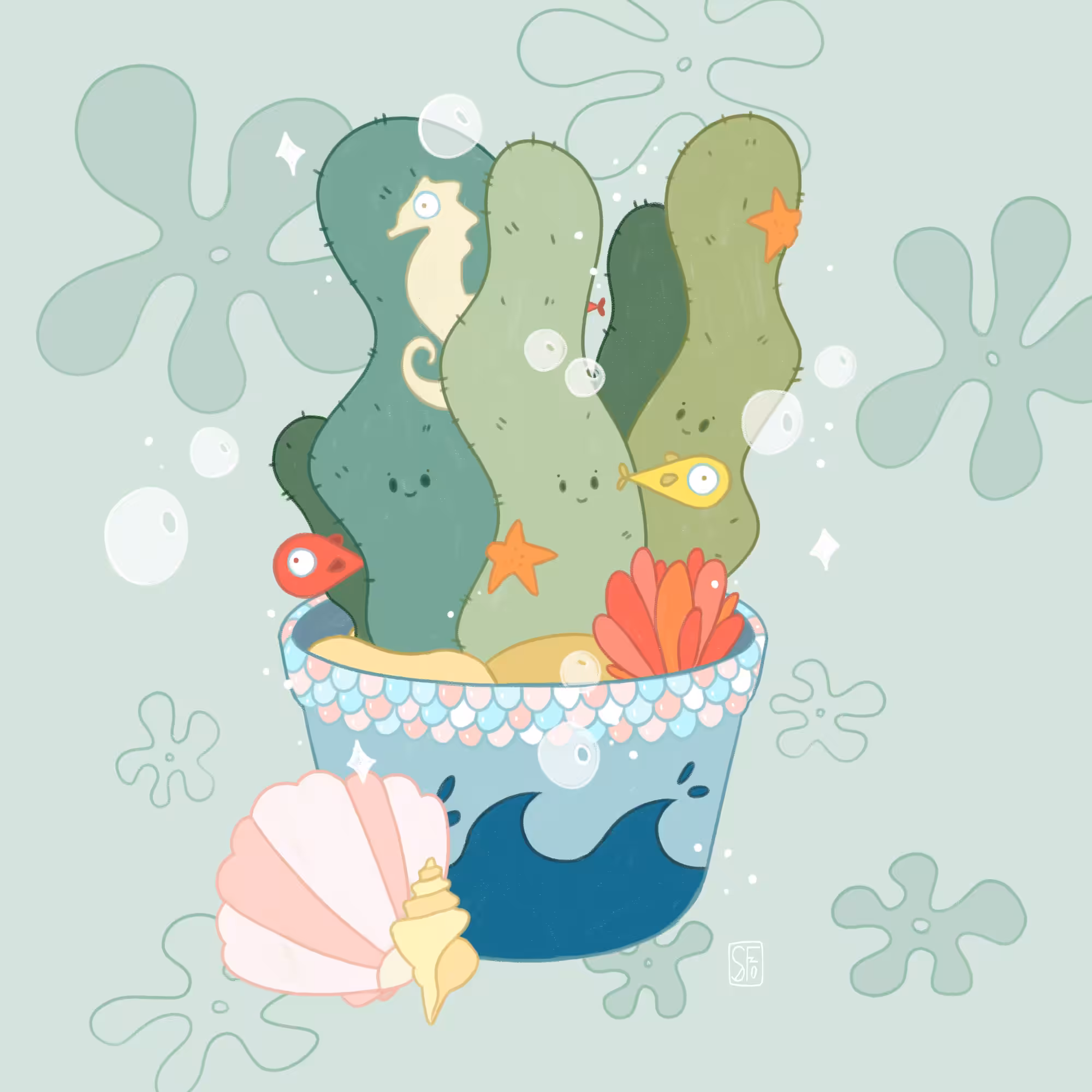 Cactusiny #5 - Ocean Vibes