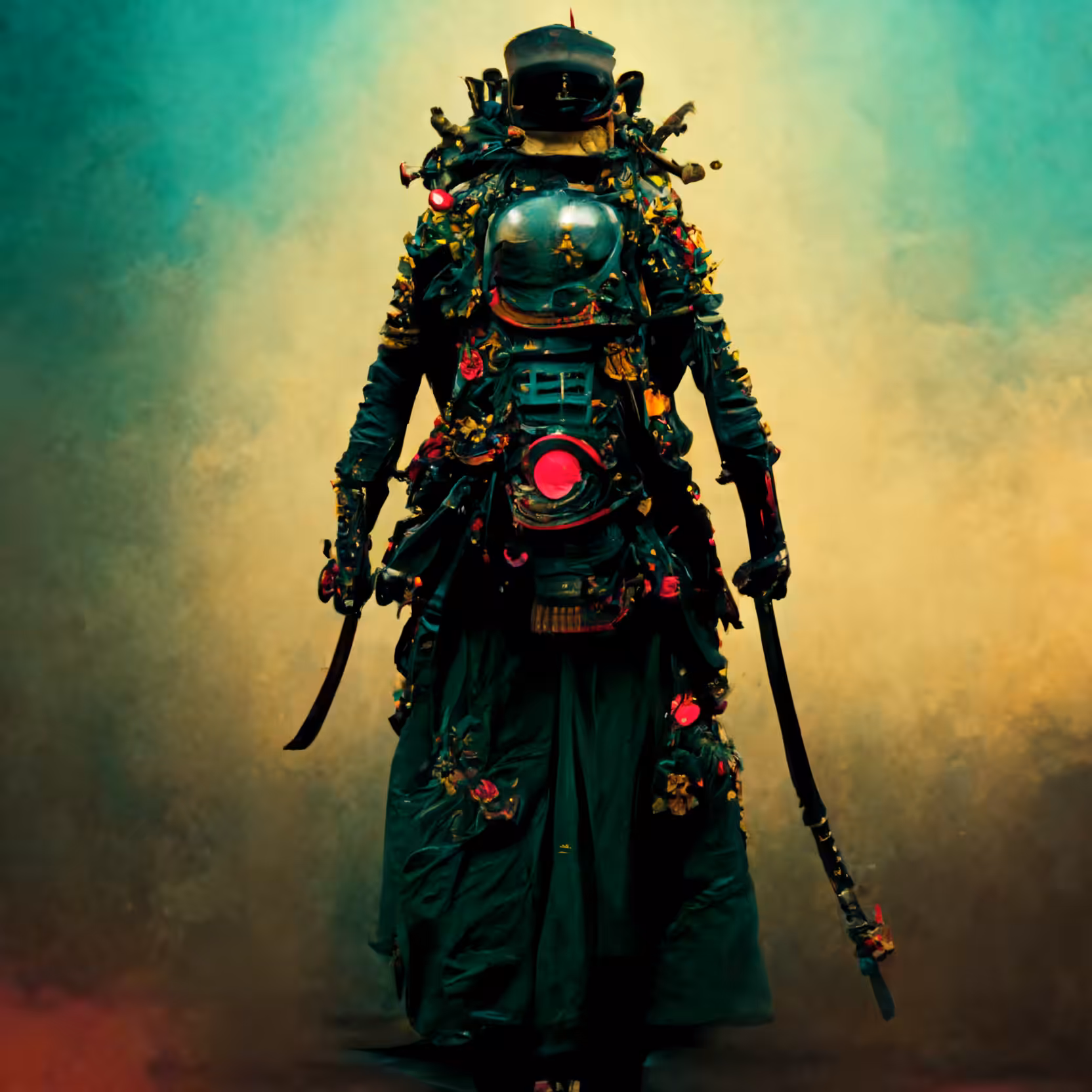 AI Weekly Challenge: STEAMPHUNK SAMURAI