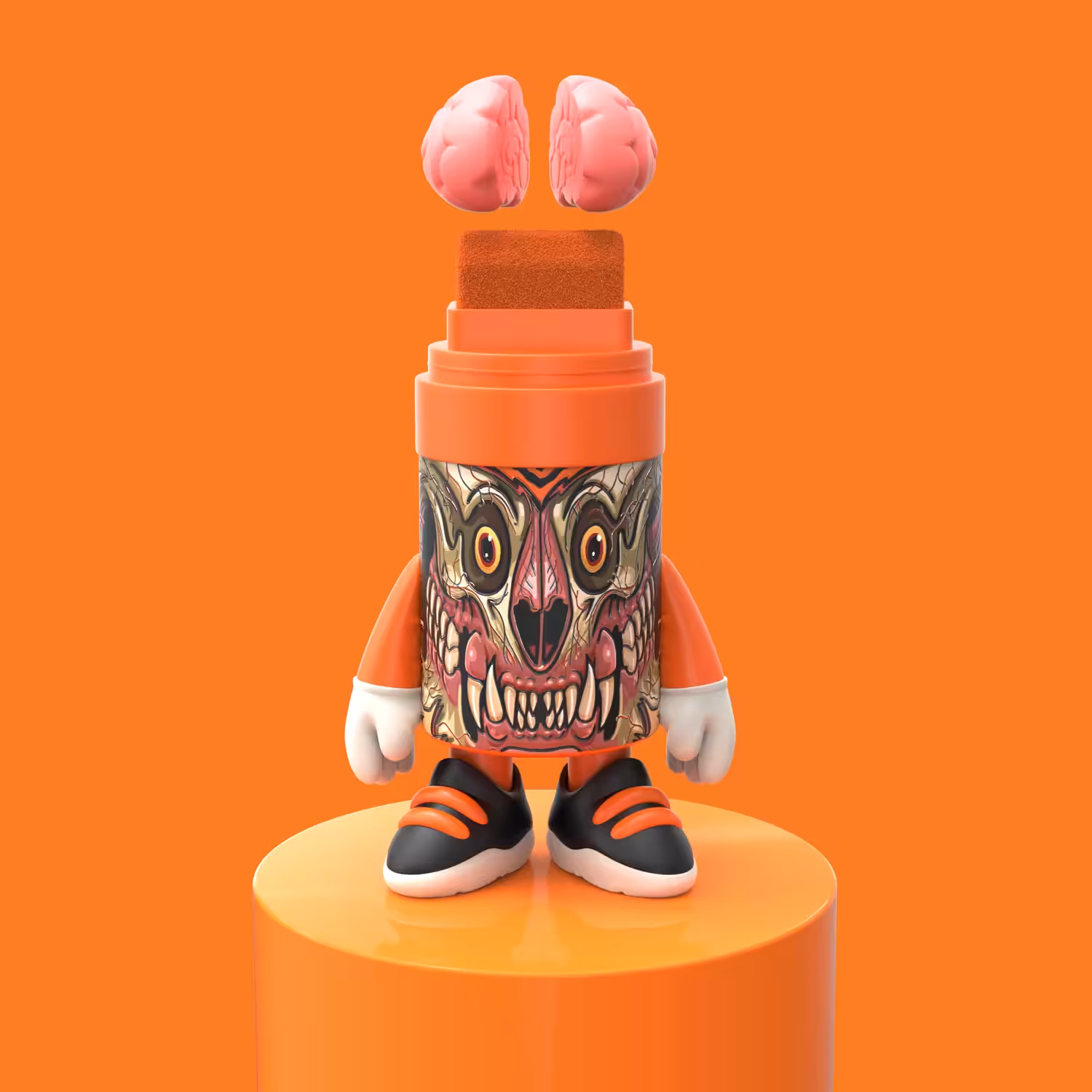Nychos Marker Mascot (Color)