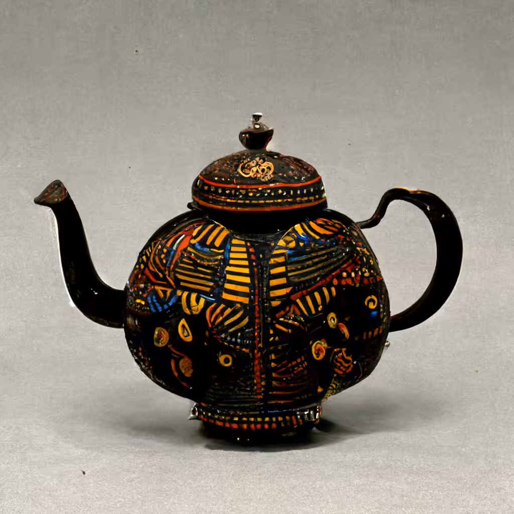 traditional african teapot 