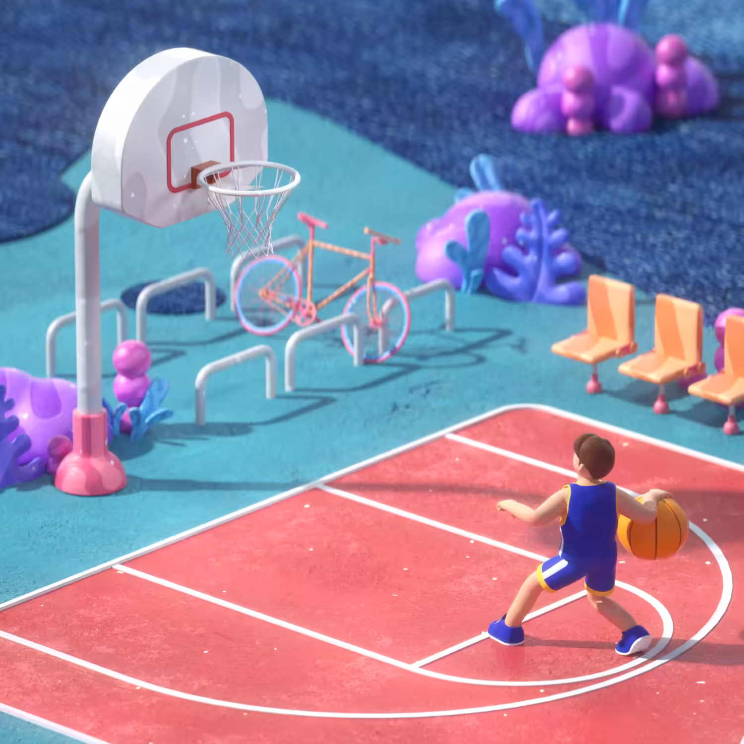 Basketball Alone
