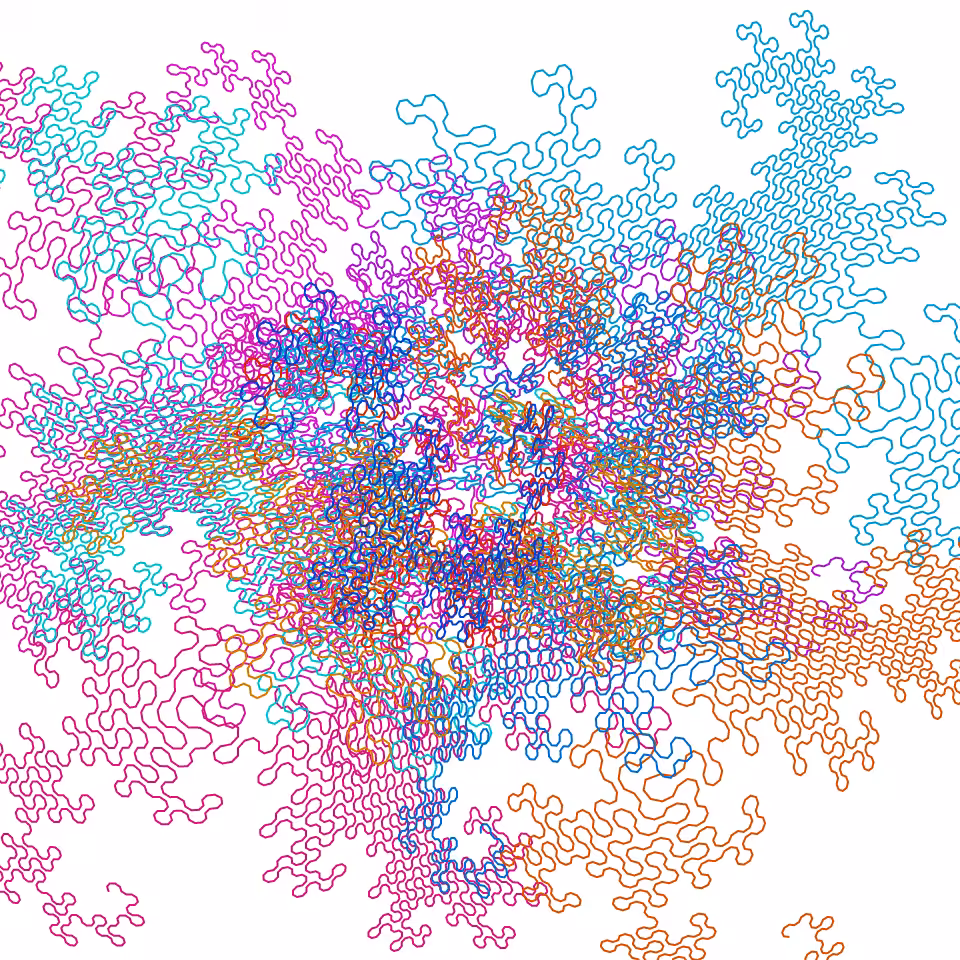 Dragon Curve Vortex #17