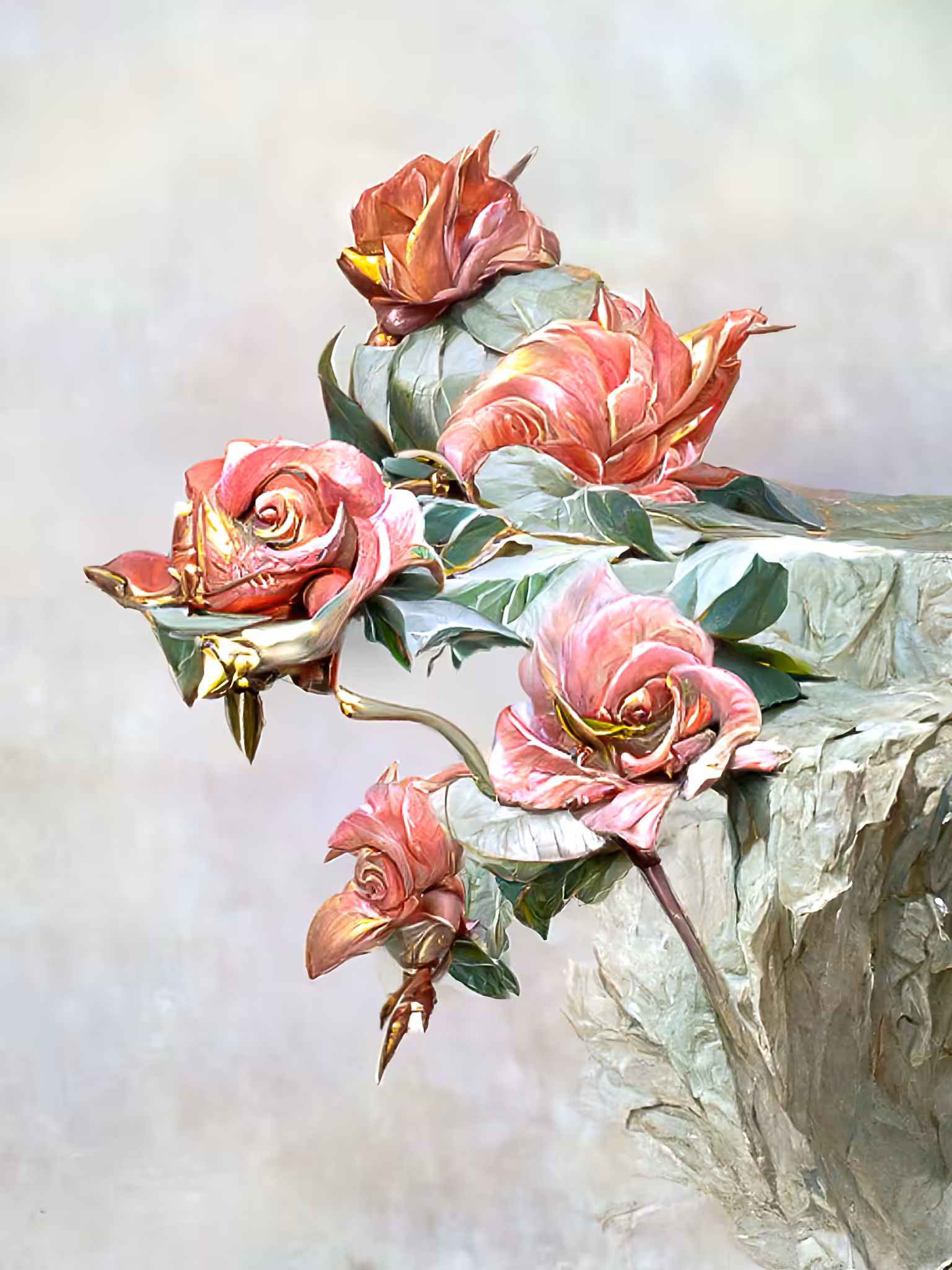 Gilded Roses