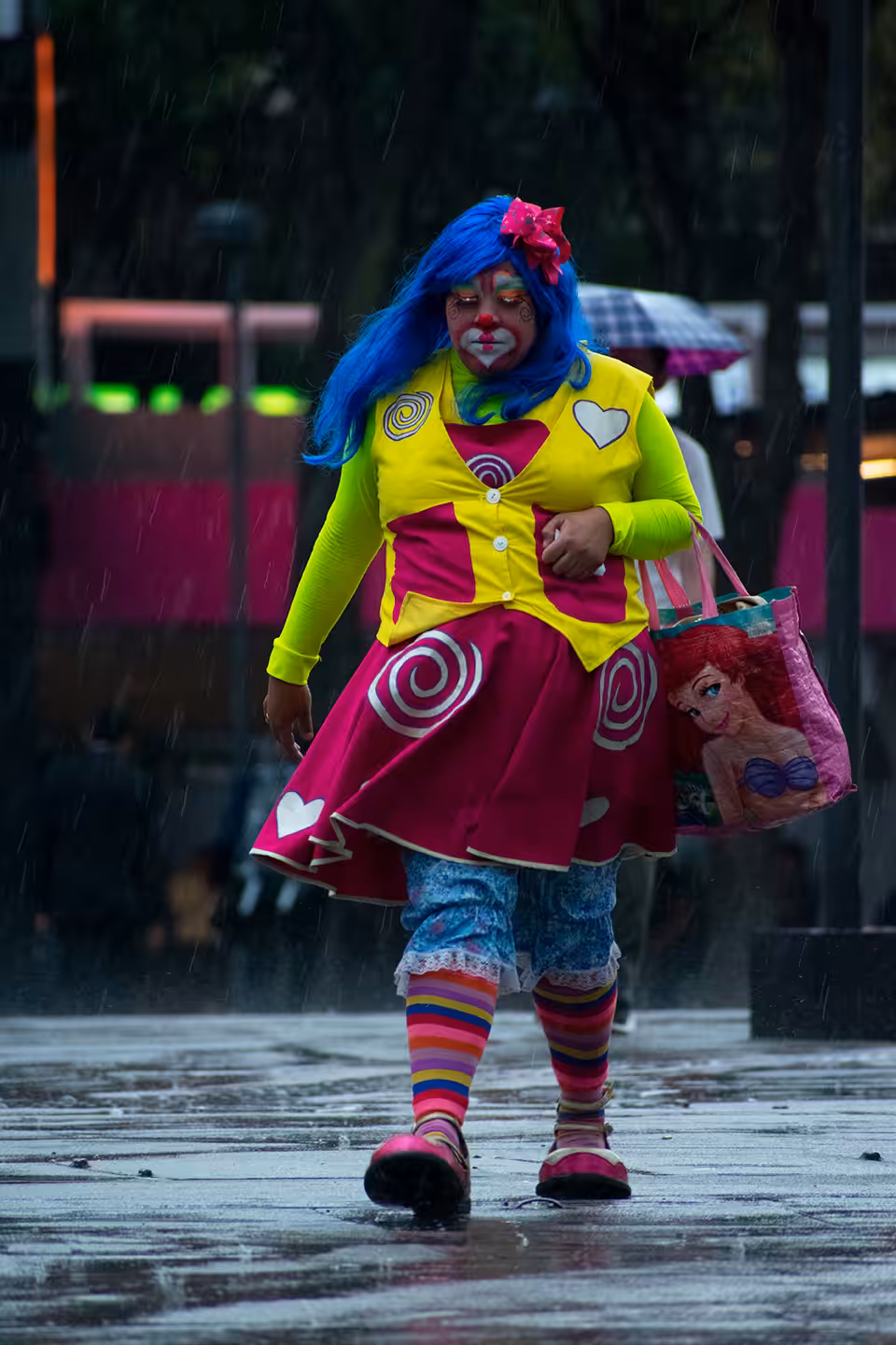 Sad clown