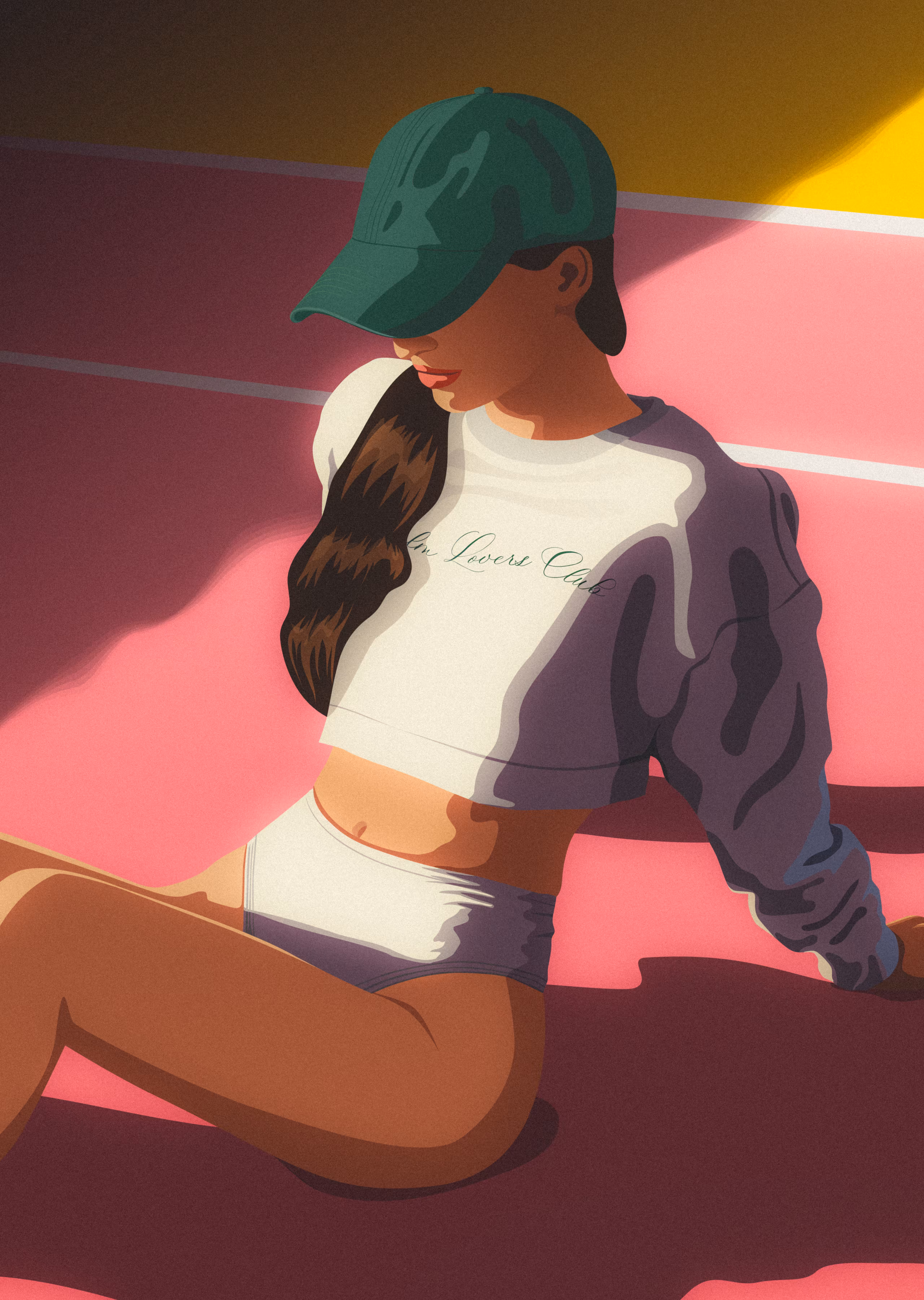 Green cap