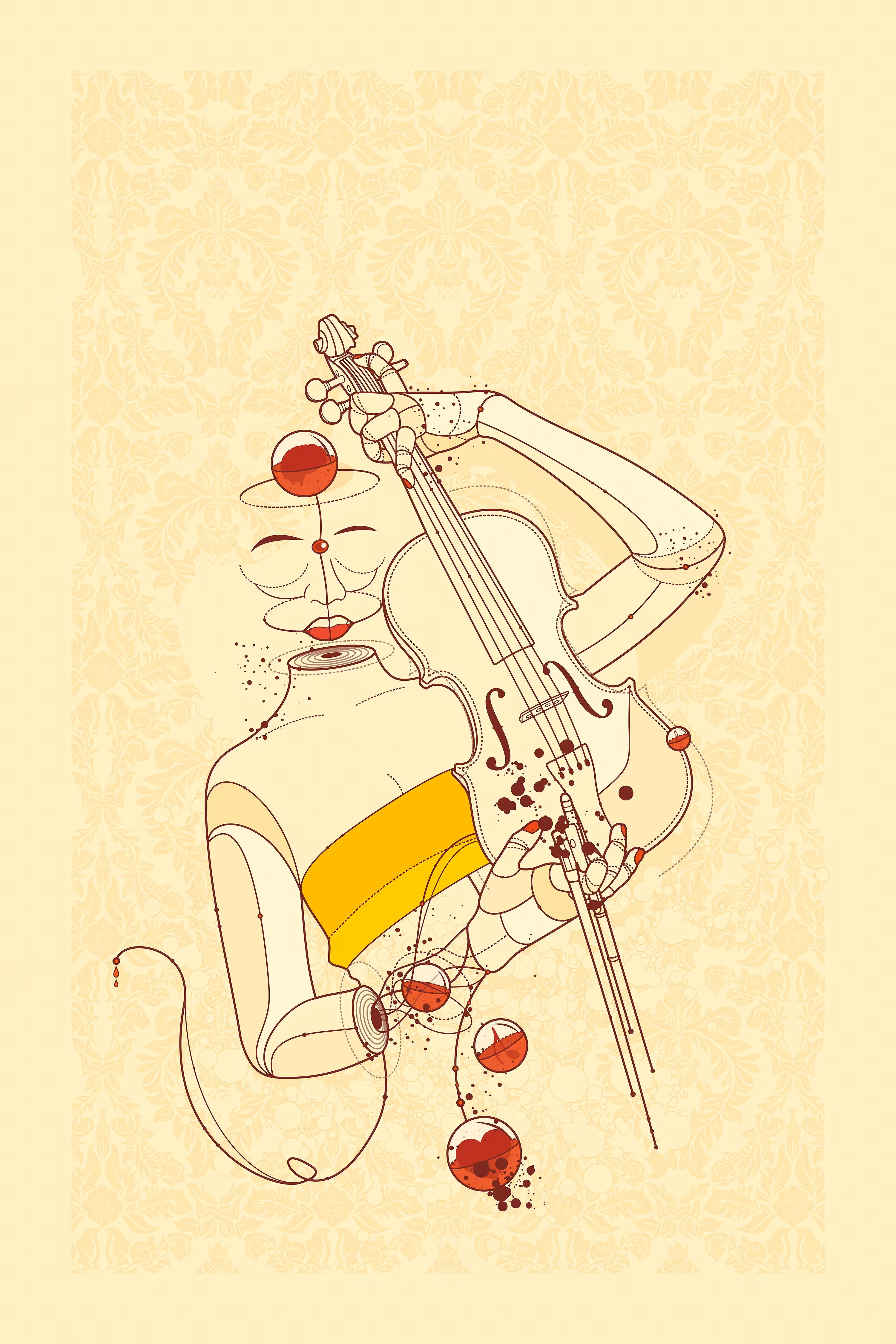Violin Bubbles