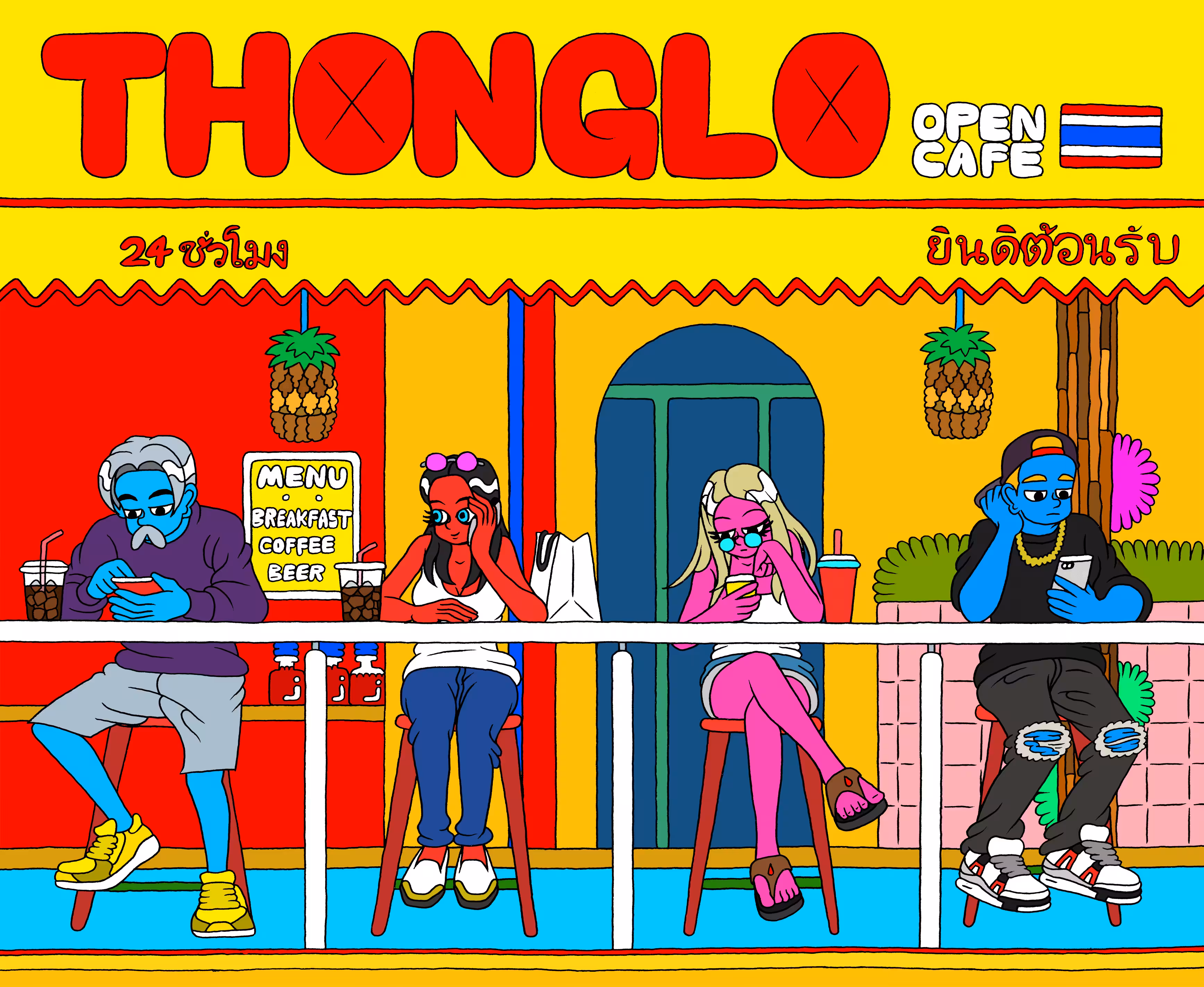 Thonglo cafe in BKK