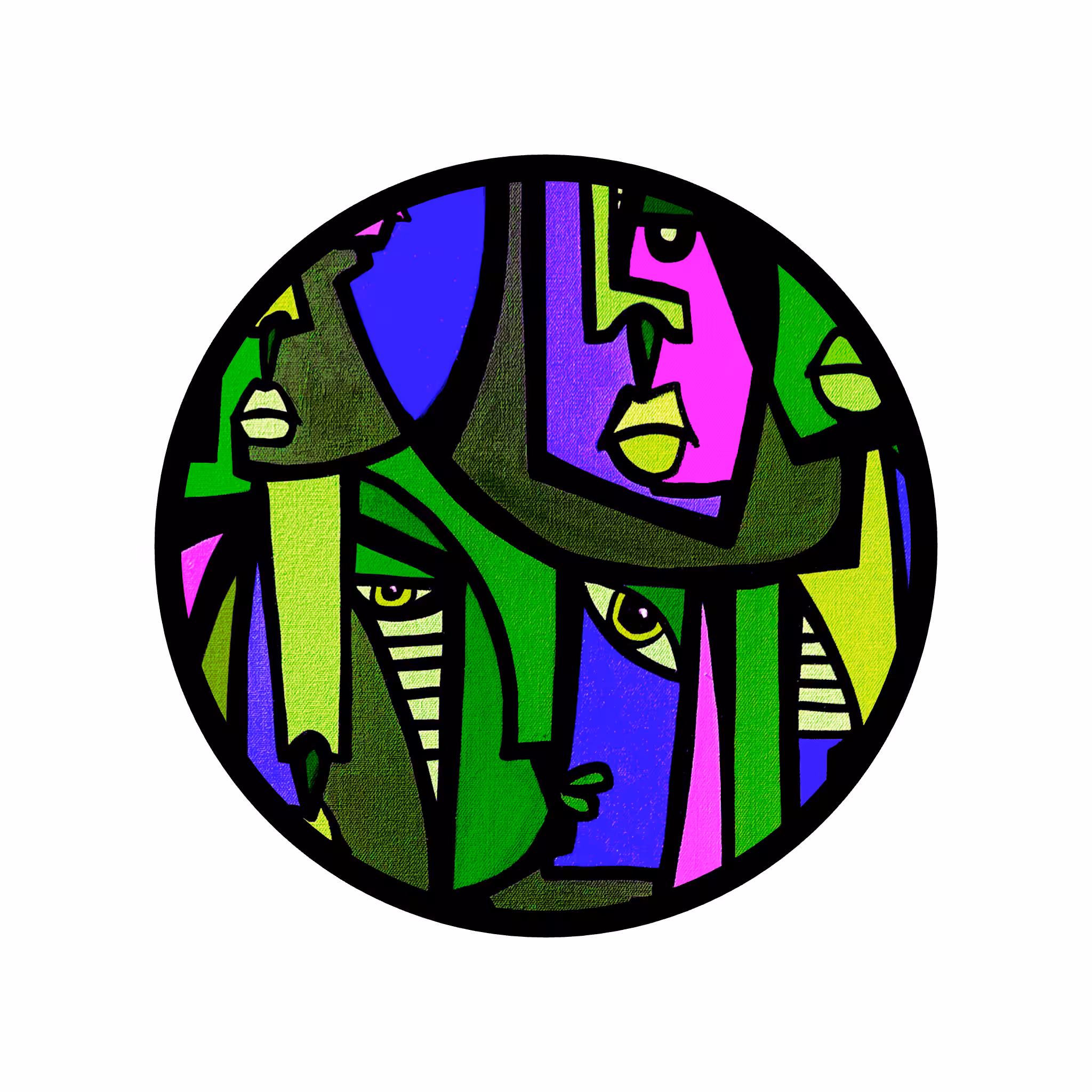 Cubist Circle 126