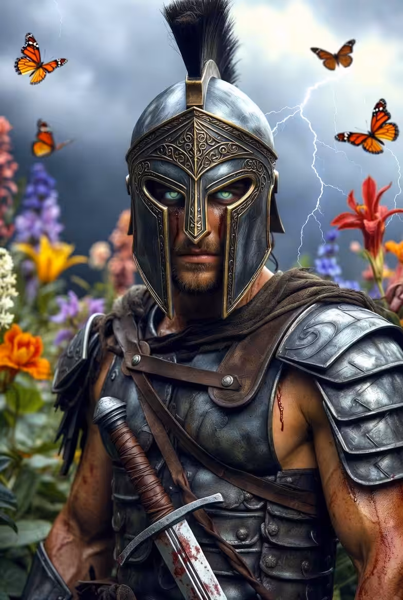 "Warrior In The Garden"