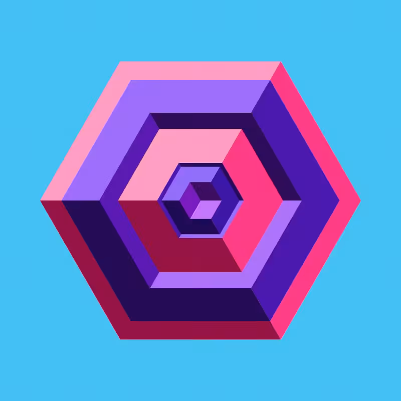 Hexagones - Art for Bots #16