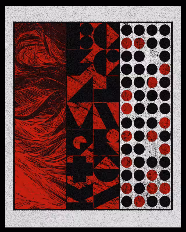 pattern art #red #15