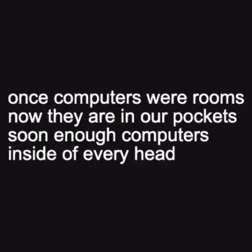 once computers were ...