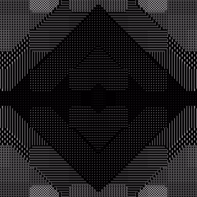 Generative PETSCII #05 - Smudge