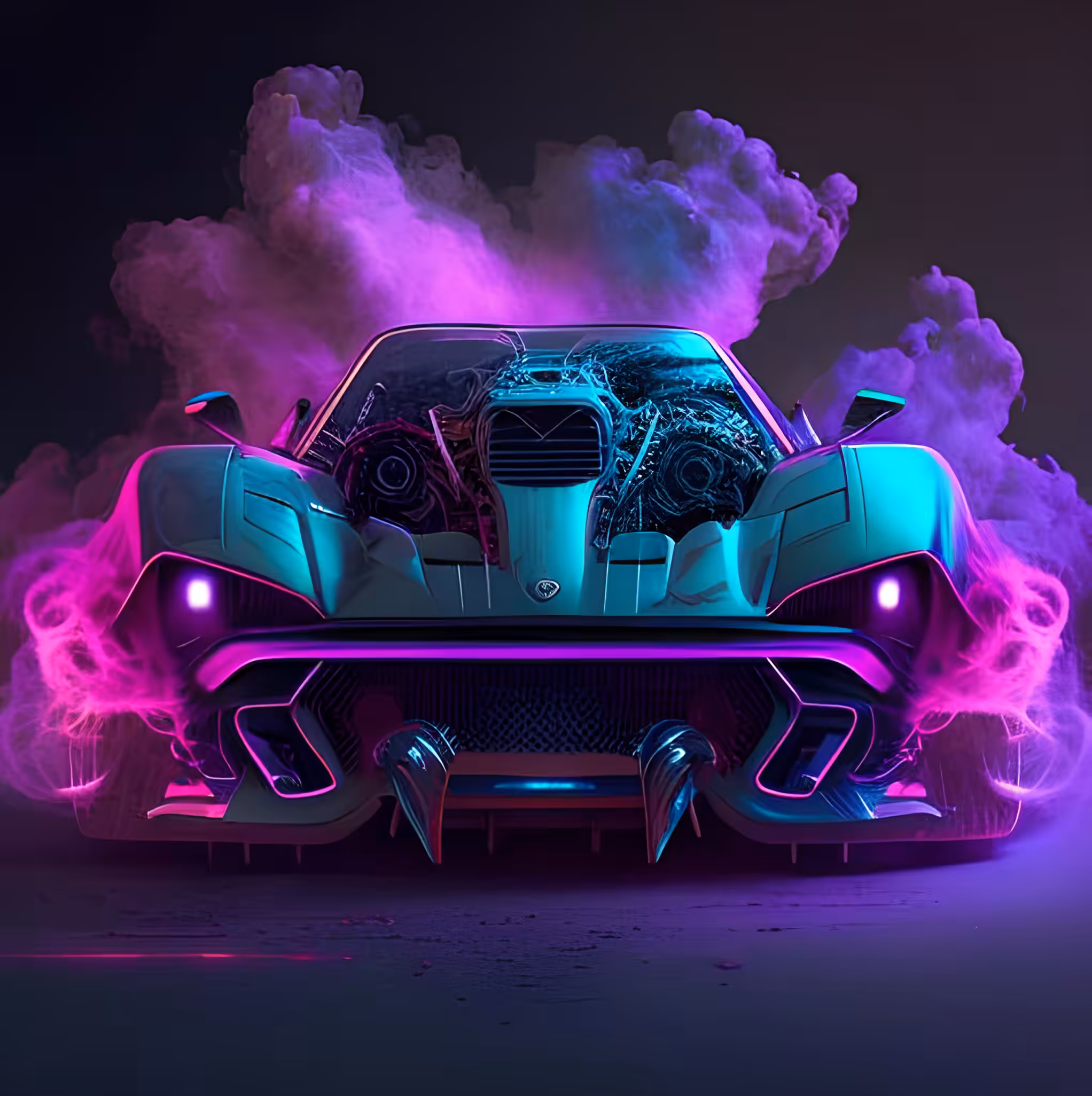 The Number 3 Neon Machine