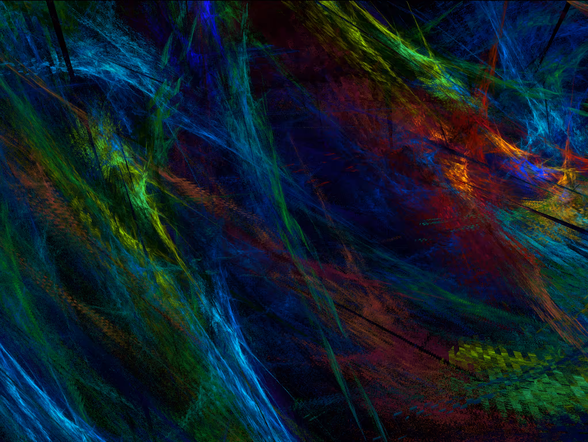 Raw Fractal Series - #058 - Neural Network
