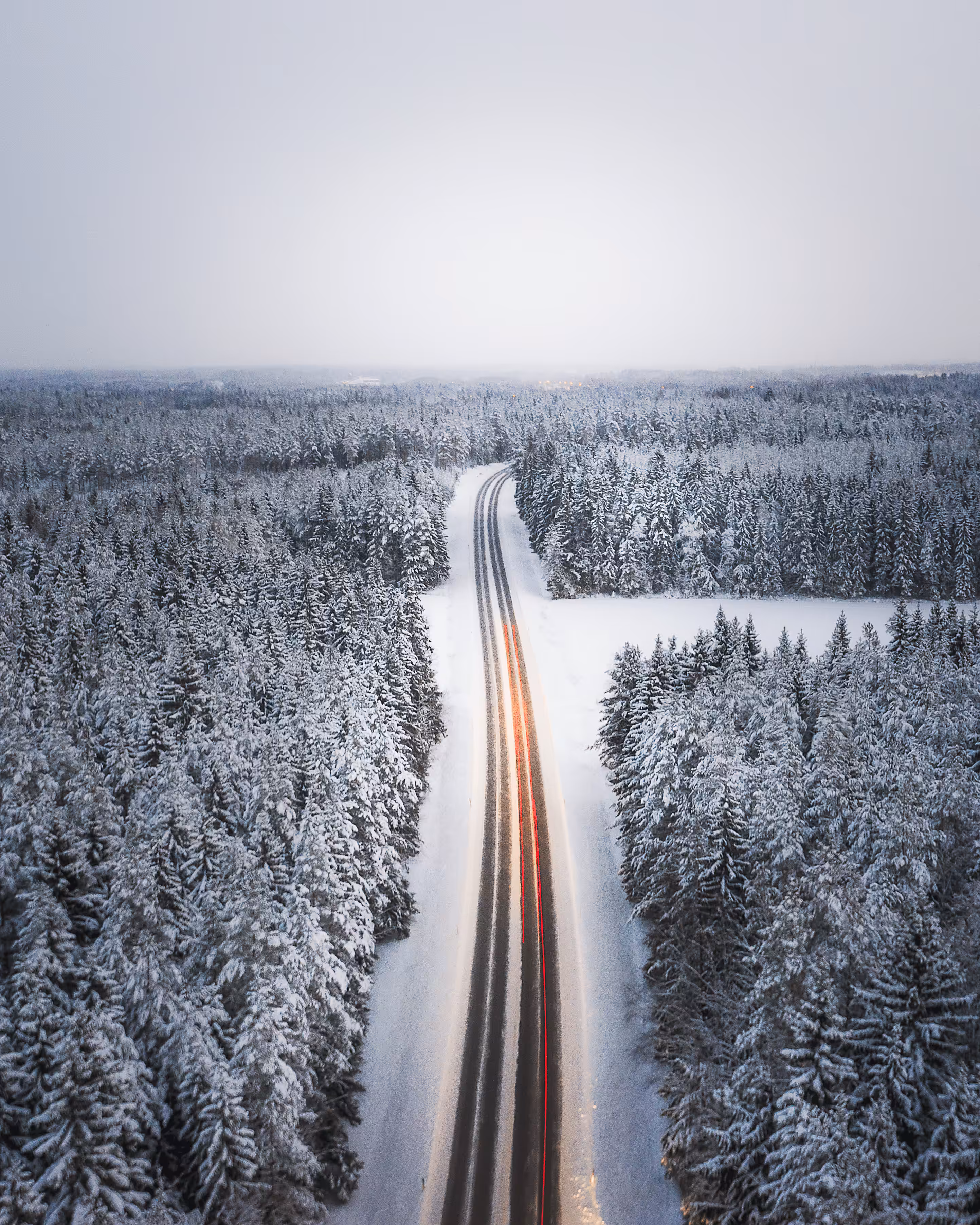 Snowy road