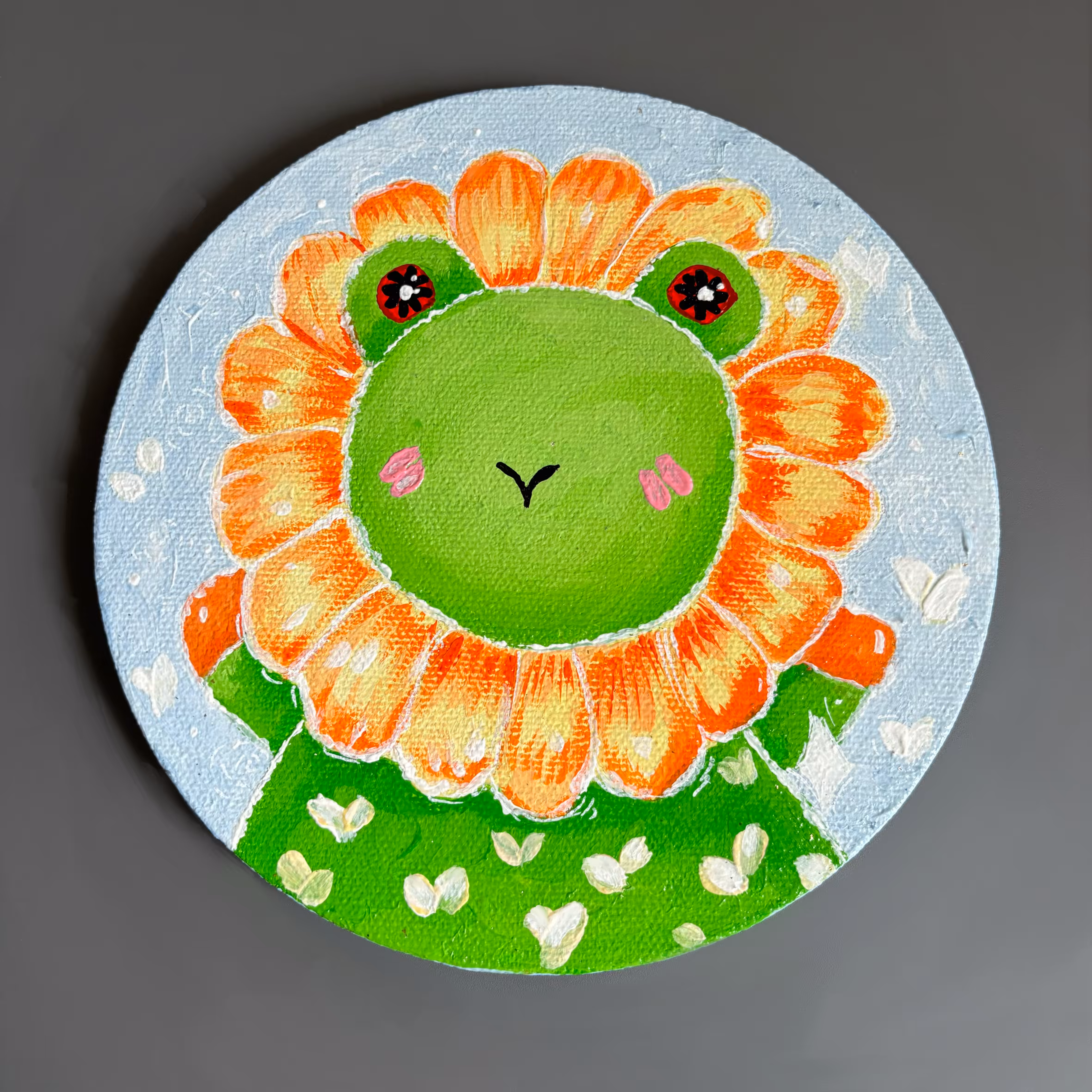  Thoughts on a canvas: Flower
