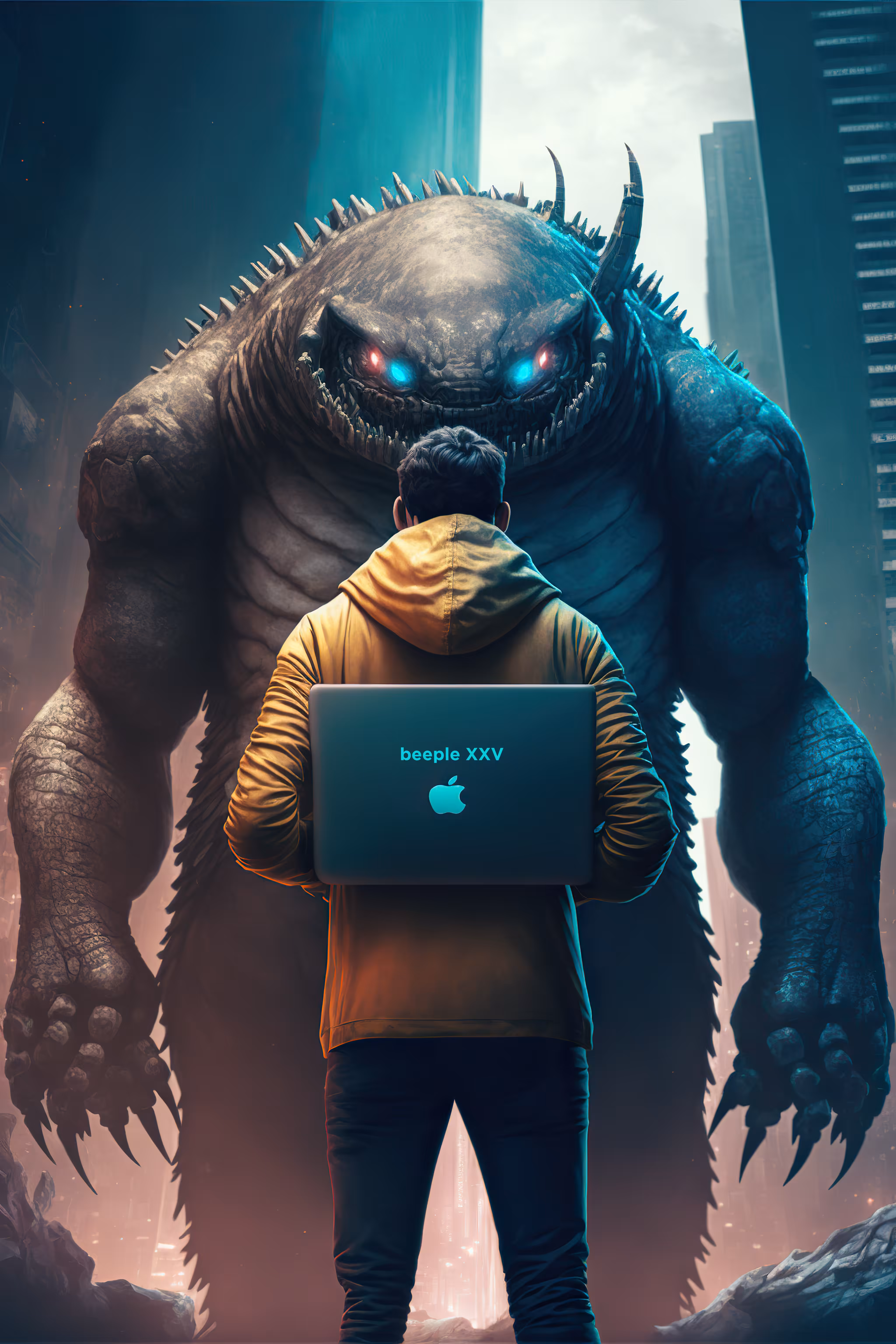 Beeple XXV: The Millionth Day: Beeple // Everydays: Shark Bots Looking to Scam