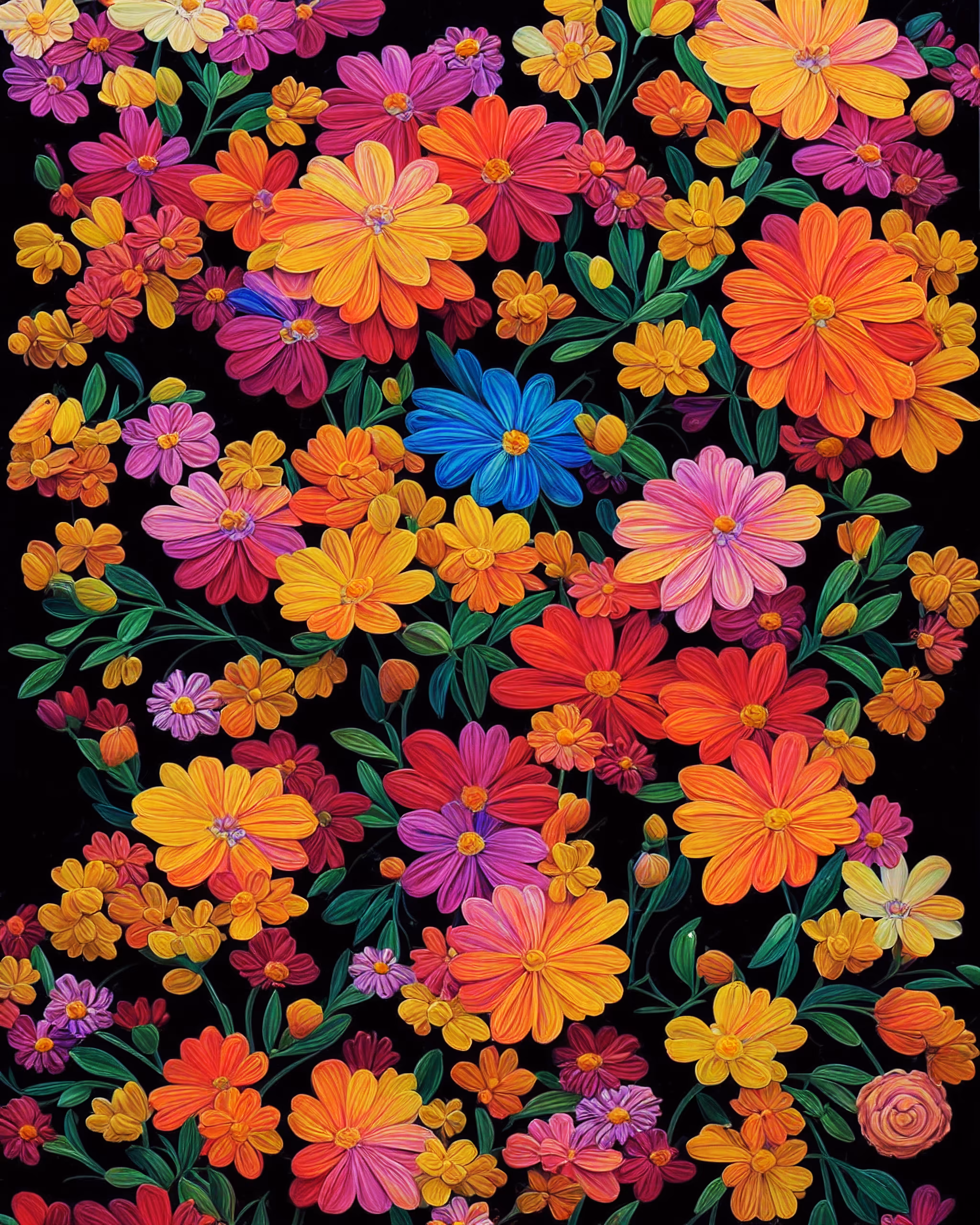 5$ flowers