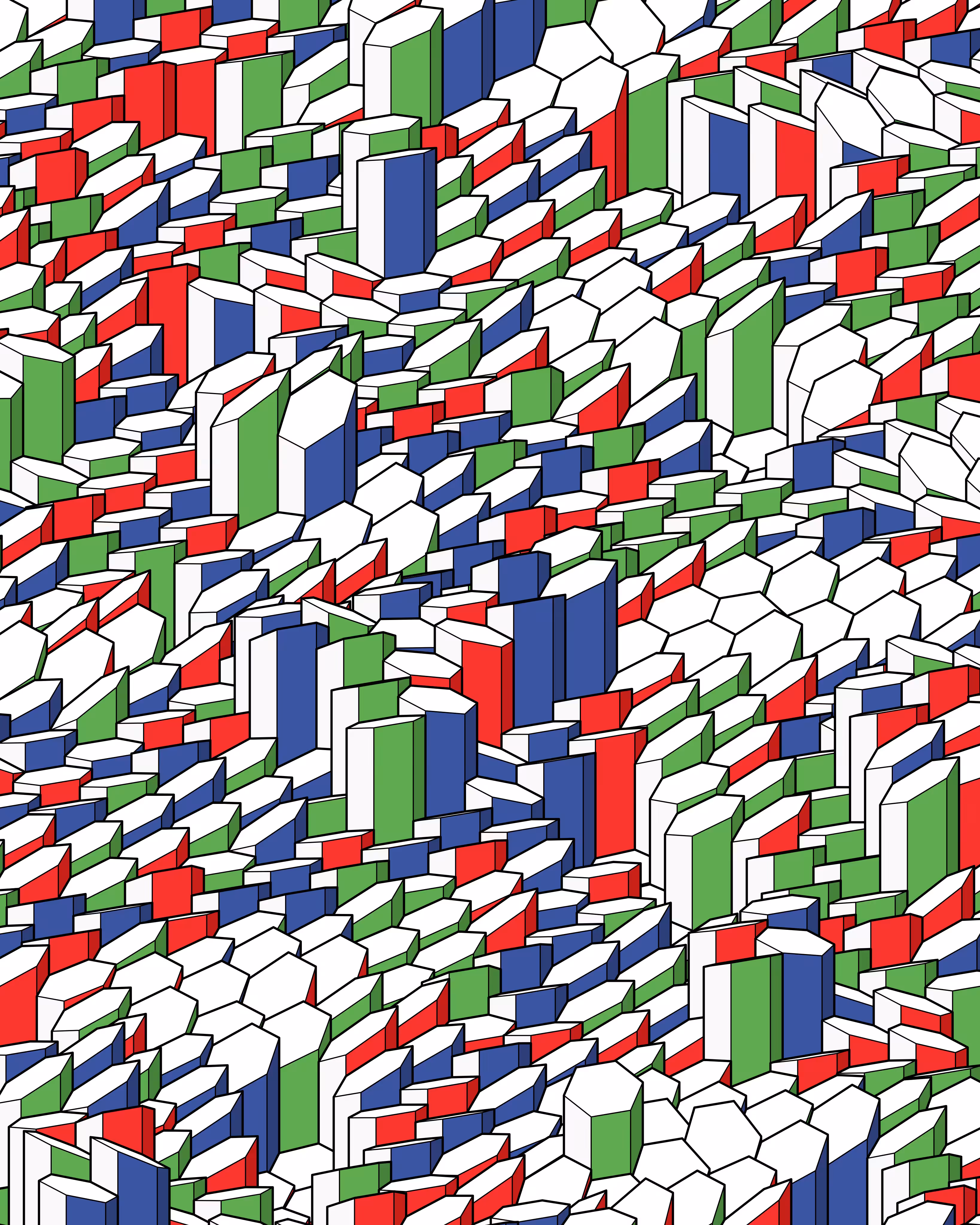 Hexagones Landscape #297