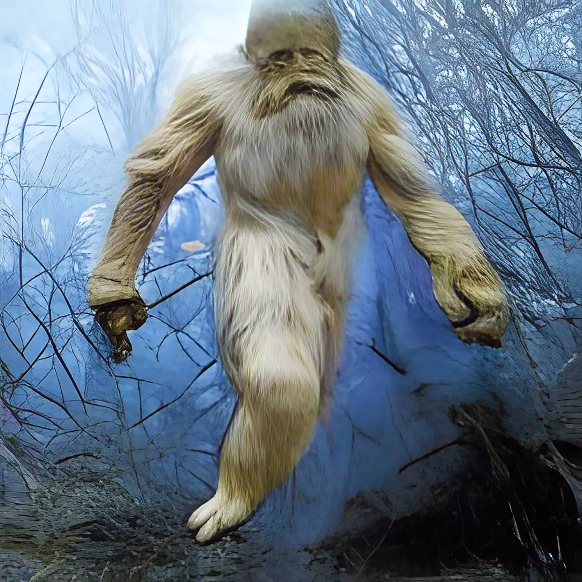 YETI FLEEING THE CONTAGION OF CIVILIZATION