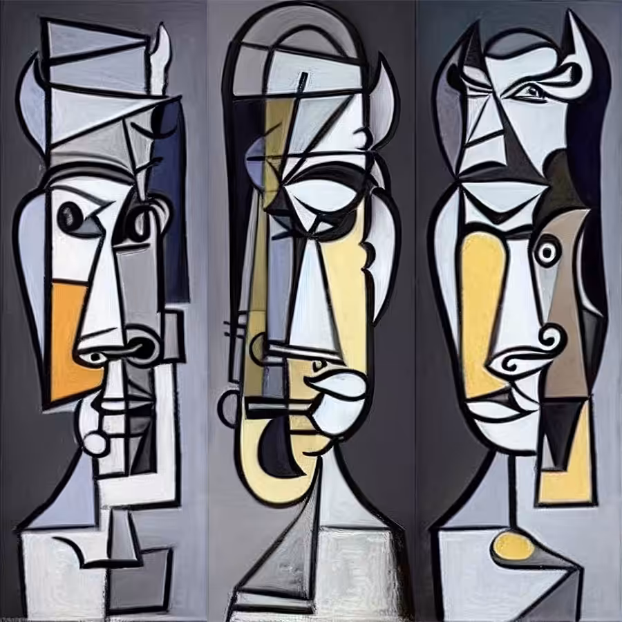 Cubism Bulls #3
