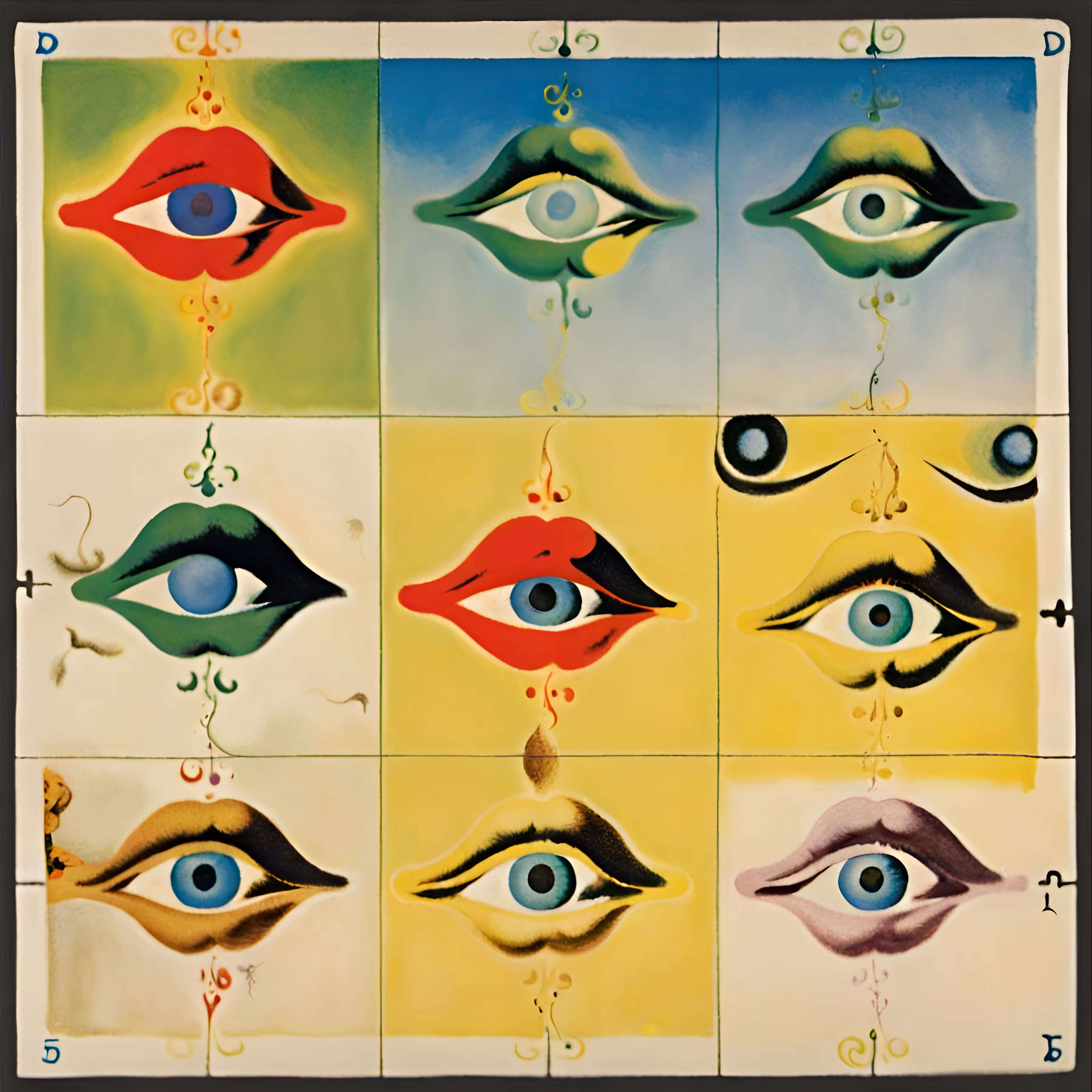 LSD Blotter Paper By Salvador Dalí #14