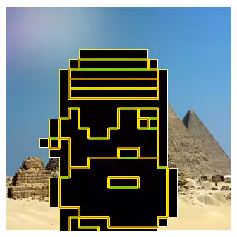 A CryptoPunk at the Pyramid of Giza