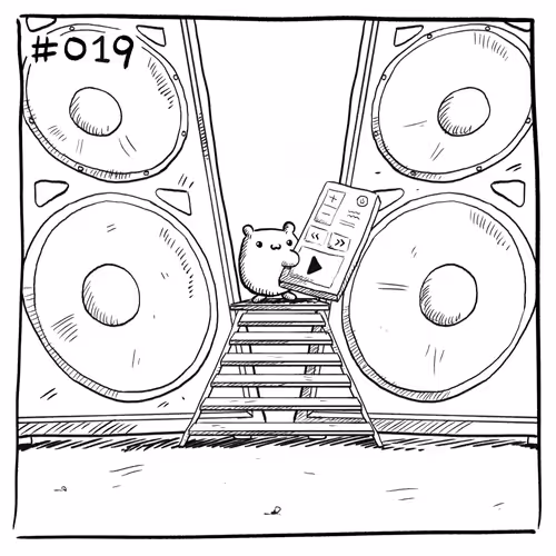 Suicidal Hamster - OLD COLLECTION (MOVED TO A NEW SMART CONTRACT) - old: Suicidal Hamster #019 - Speakers