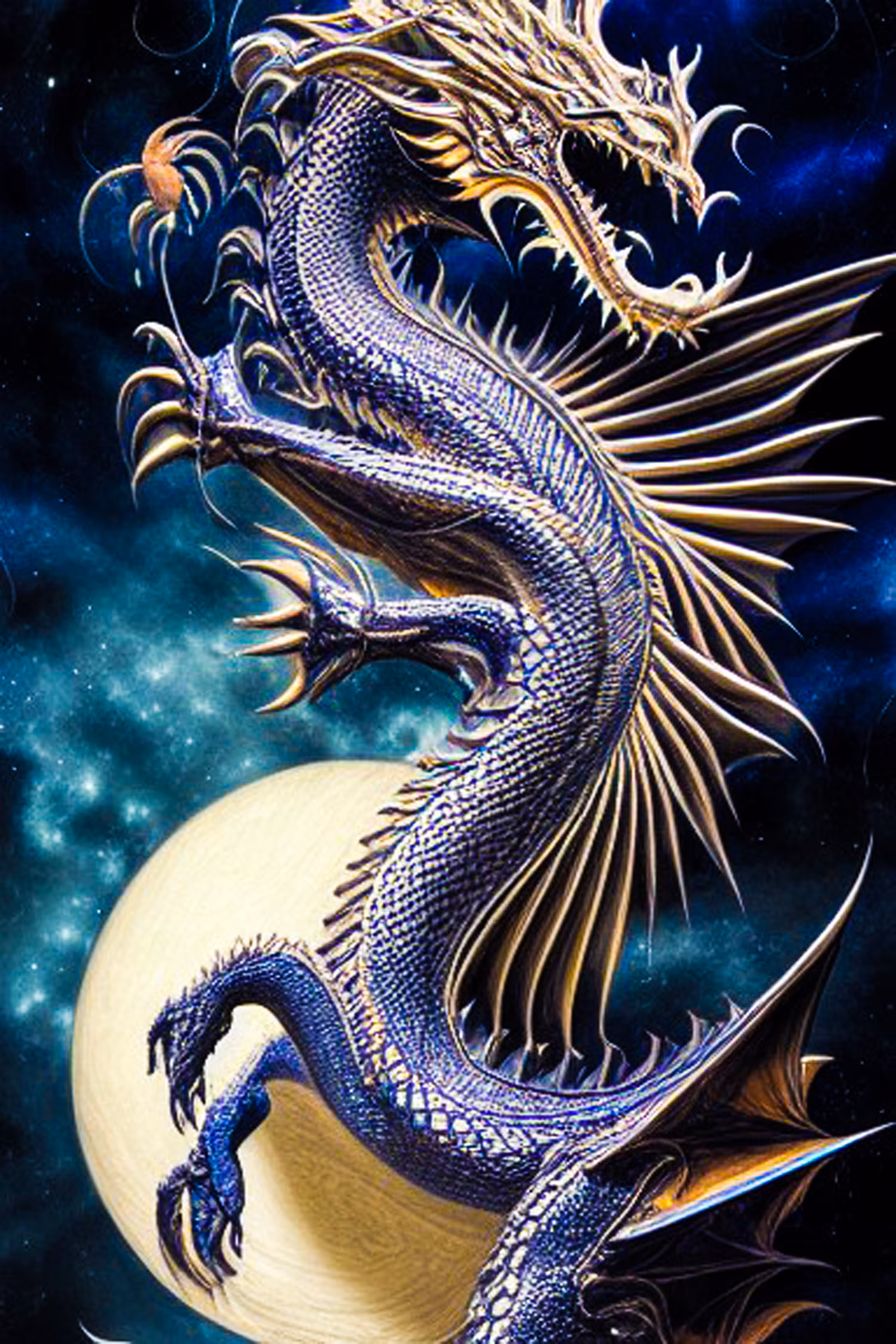 1/1 ArtWork: Dragon Moon