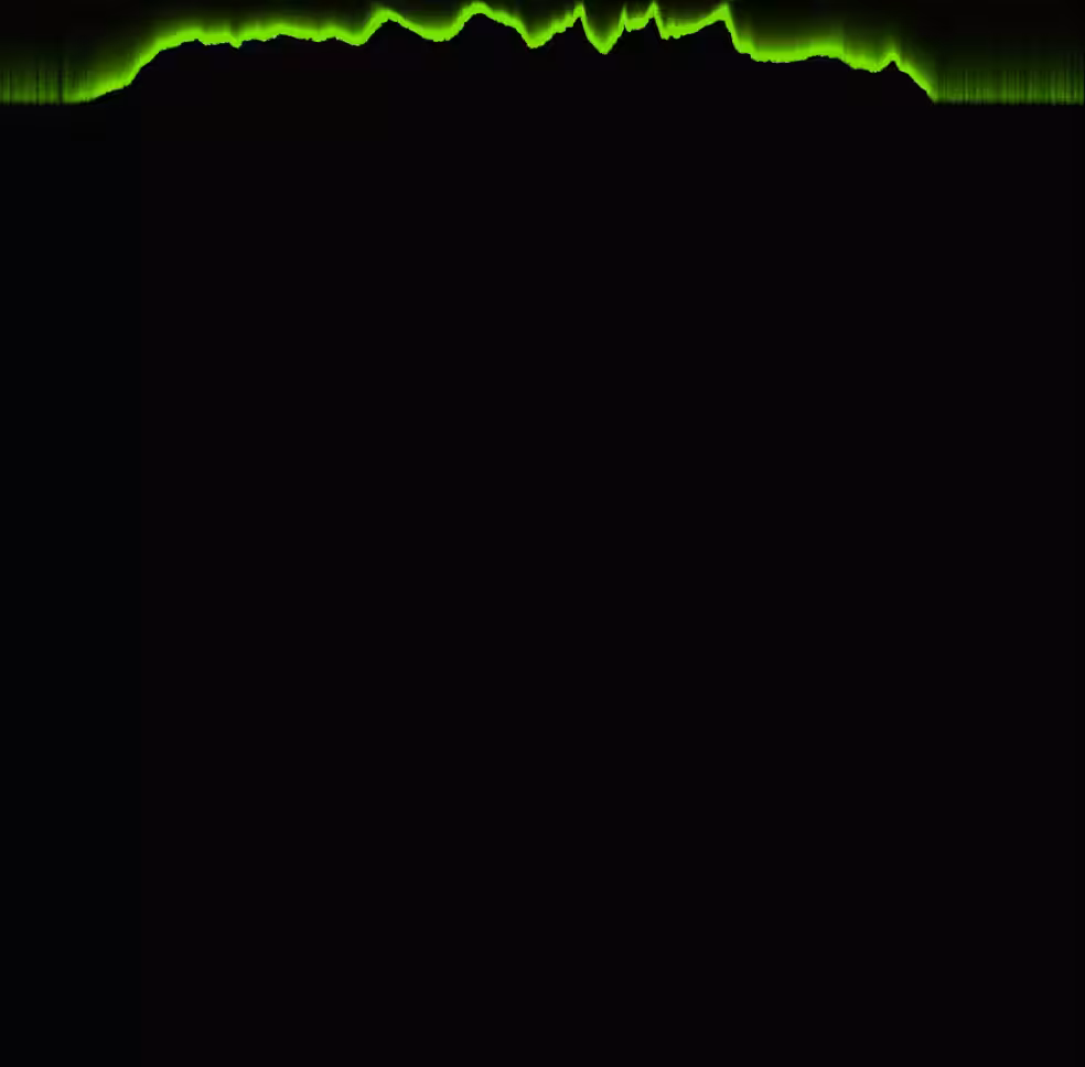 Raining Pixels #096 LawnGreen, Matrix Style