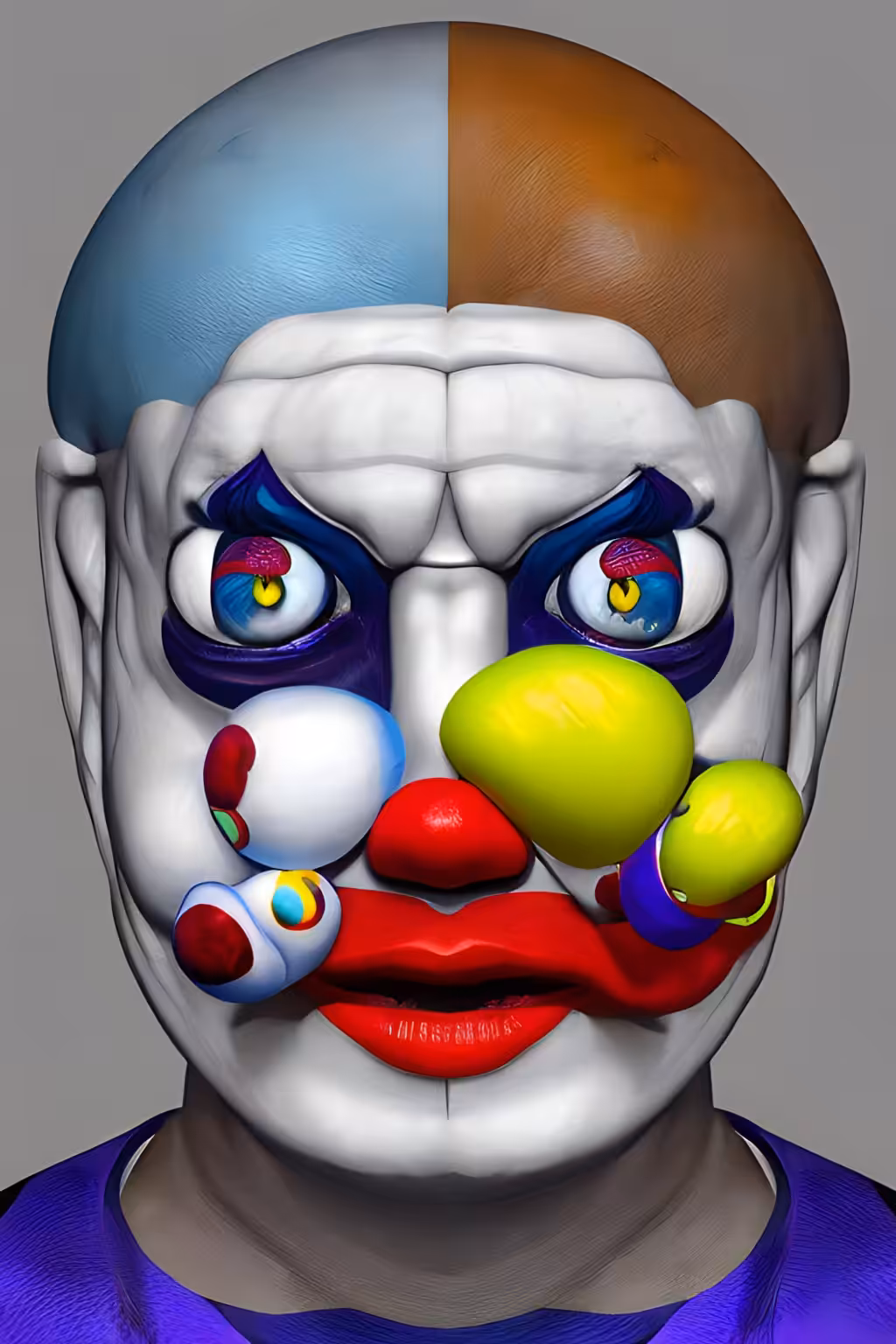 Distorted Faces: Distorted Face #41