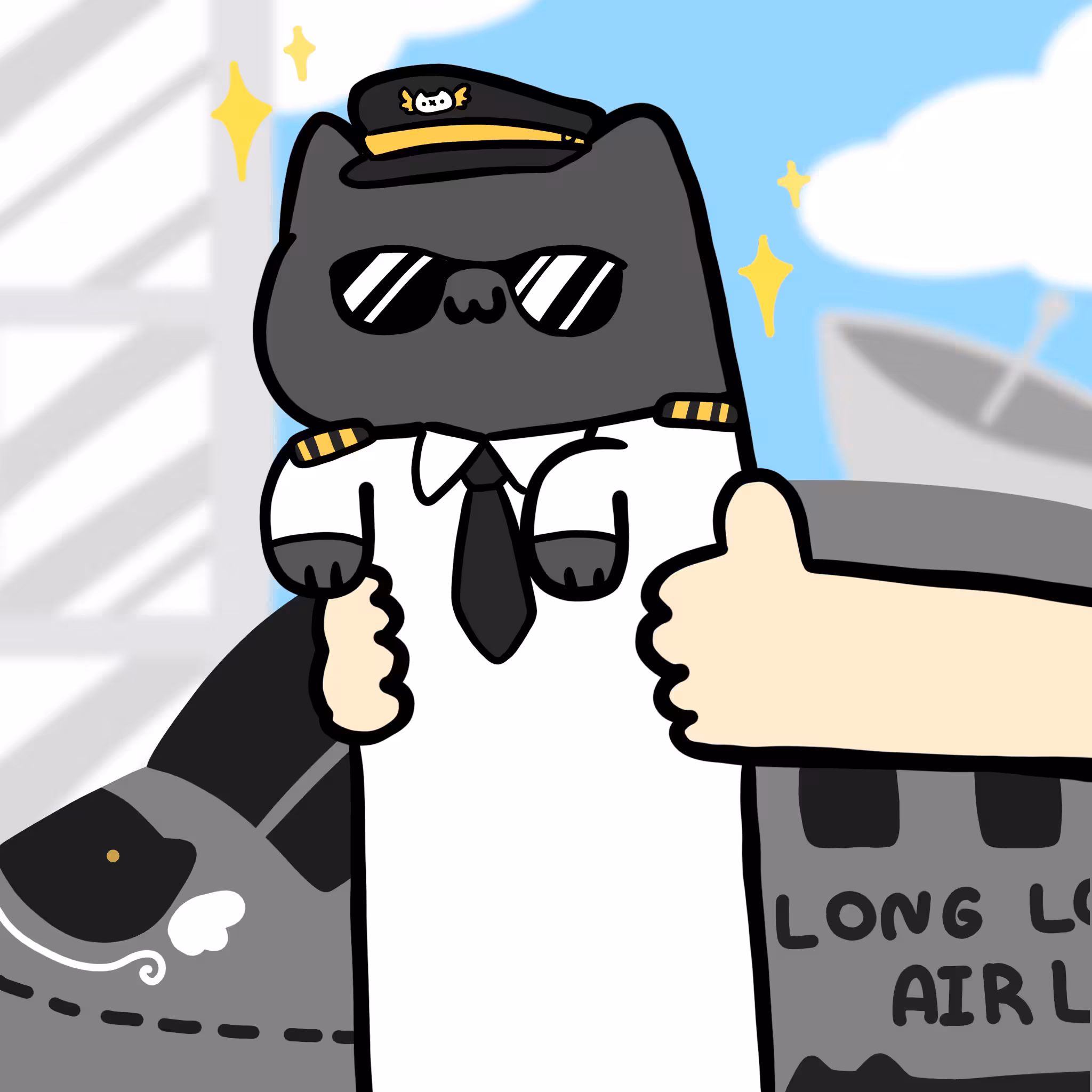 Long long pilot cat #117