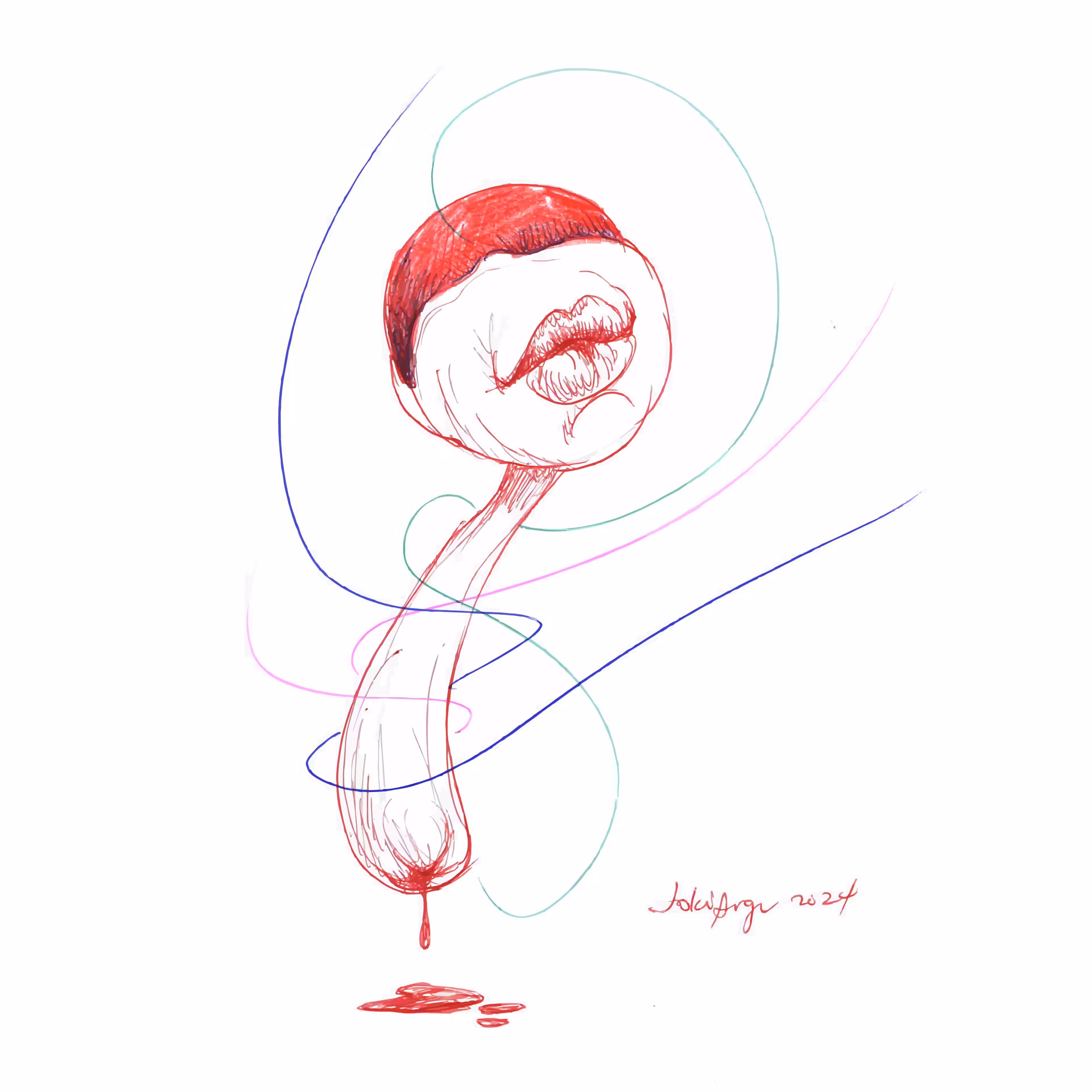 squiggles , whimsies and giggles: bleed