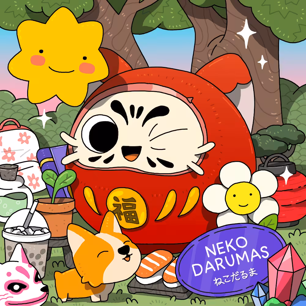 Neko Darumas