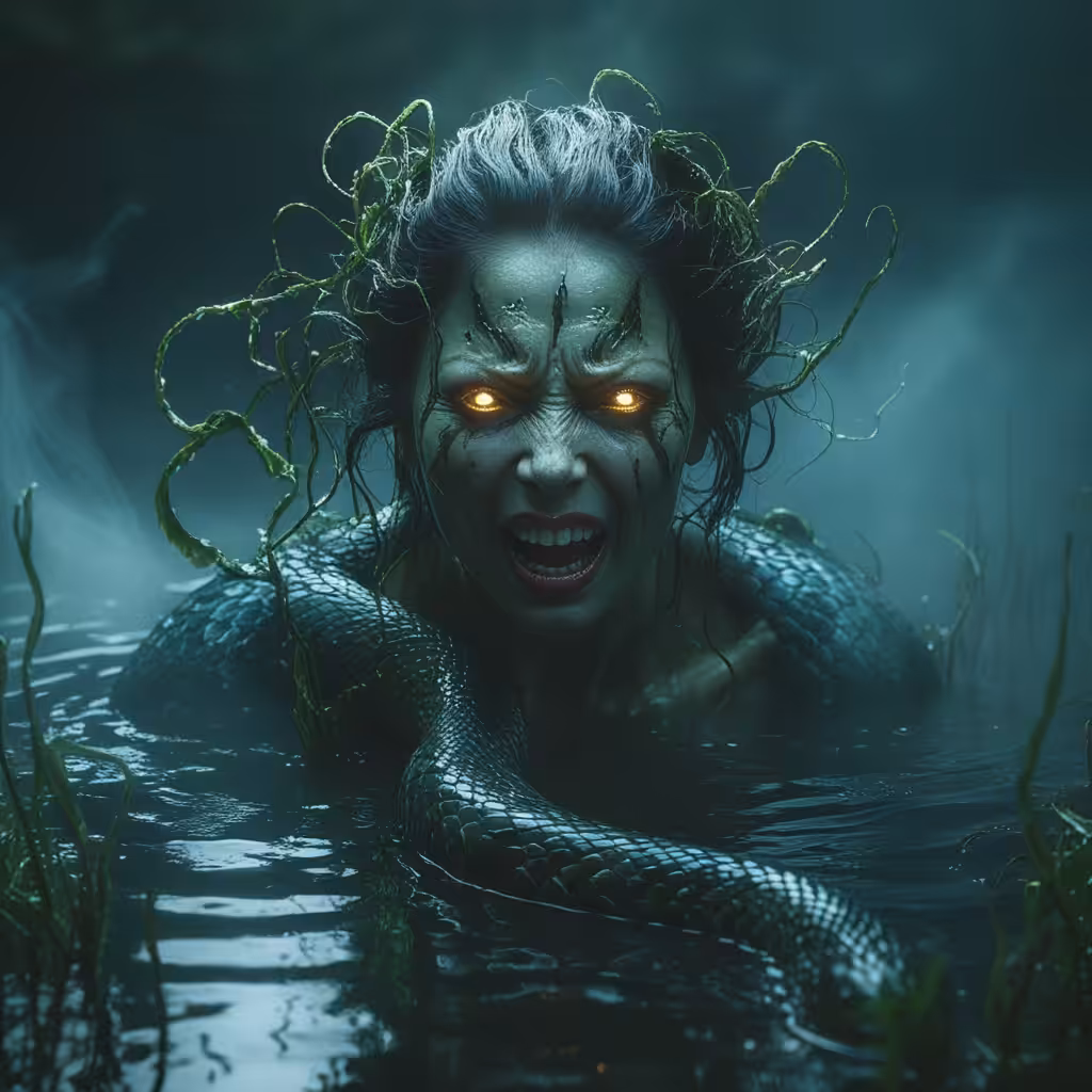 The Happy Valley: demonic woman