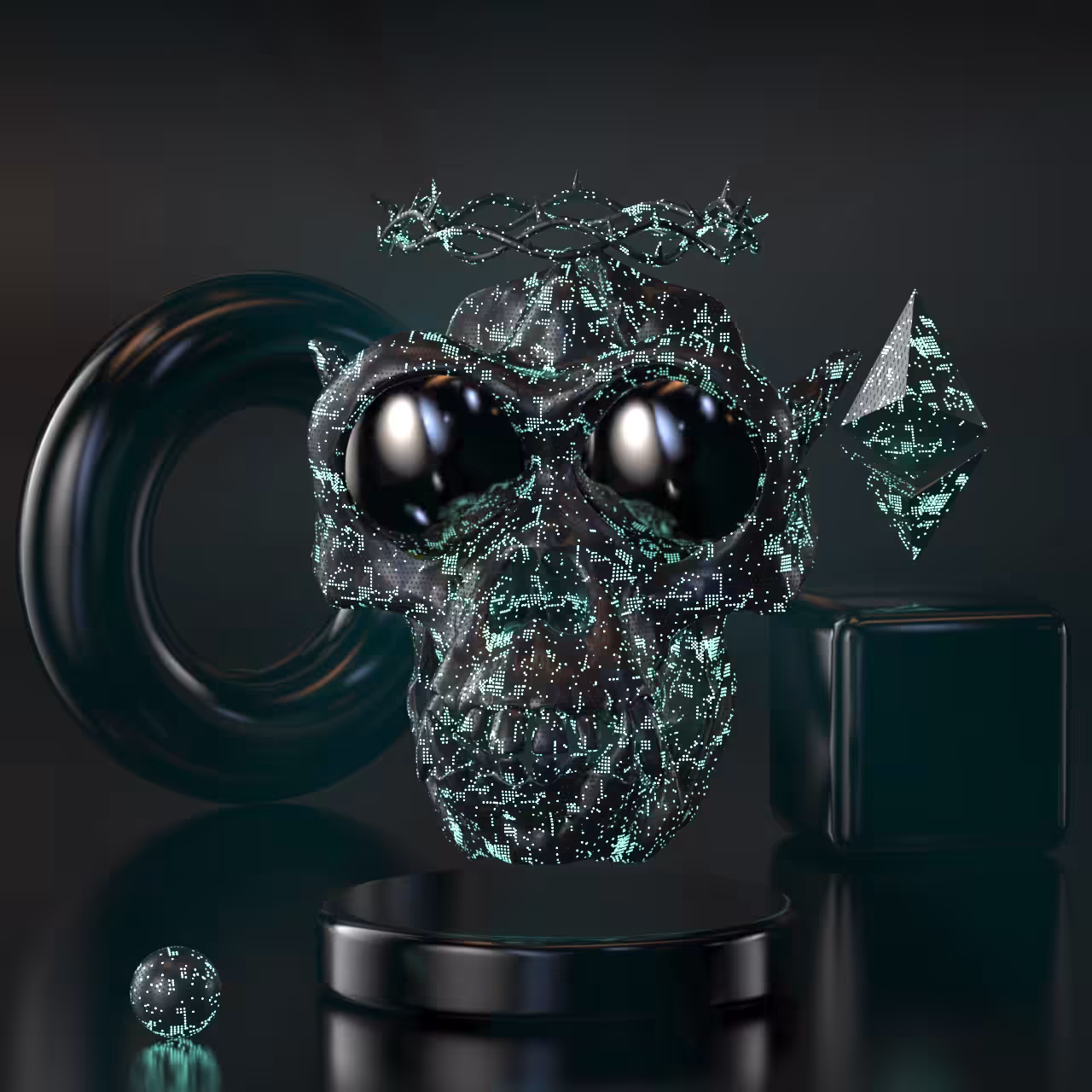 Monk Skull Alien | Dead Collection