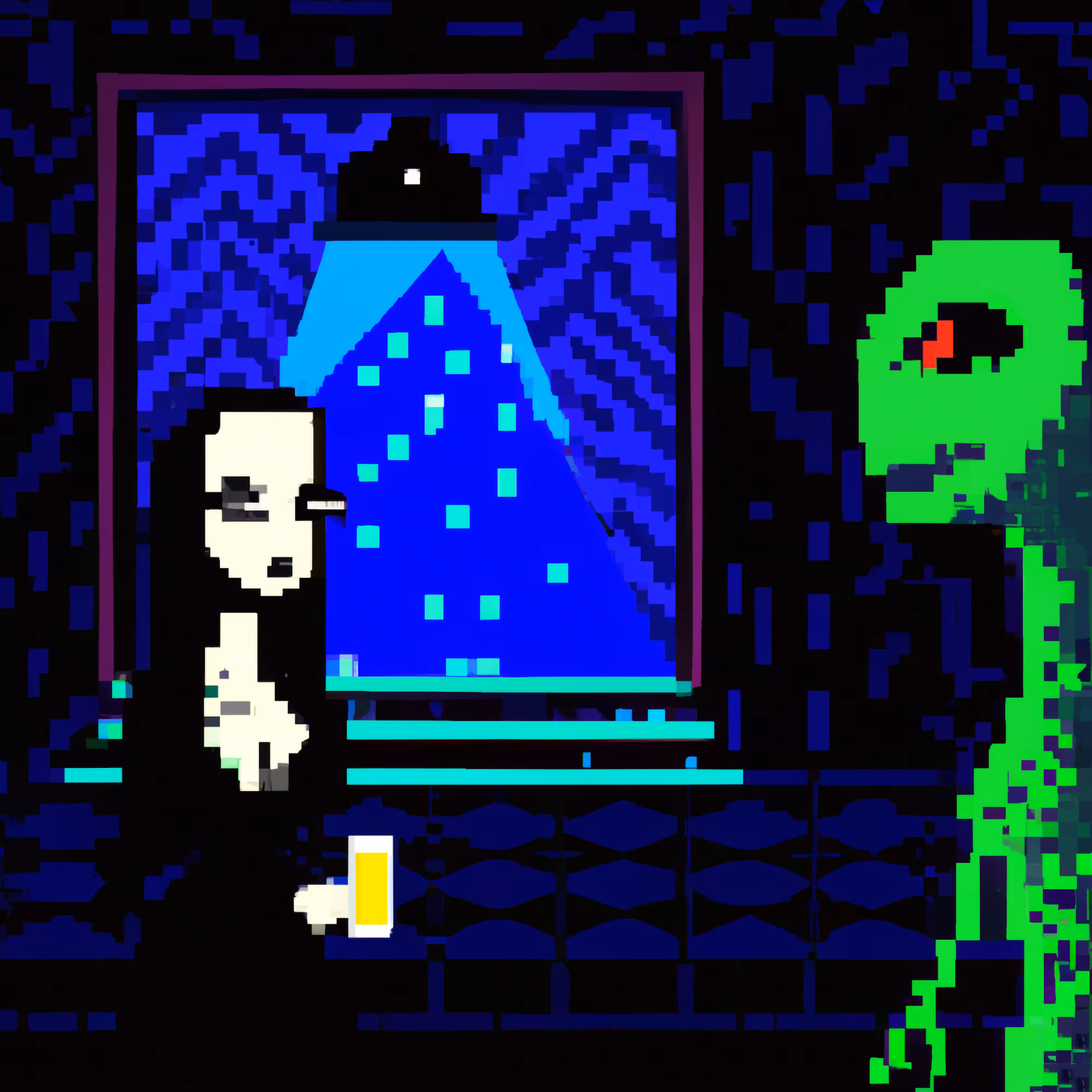 Mona Lisa Meets an Alien in a Bar #11