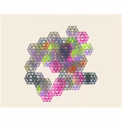 Brutalist Mesh Paintings #23