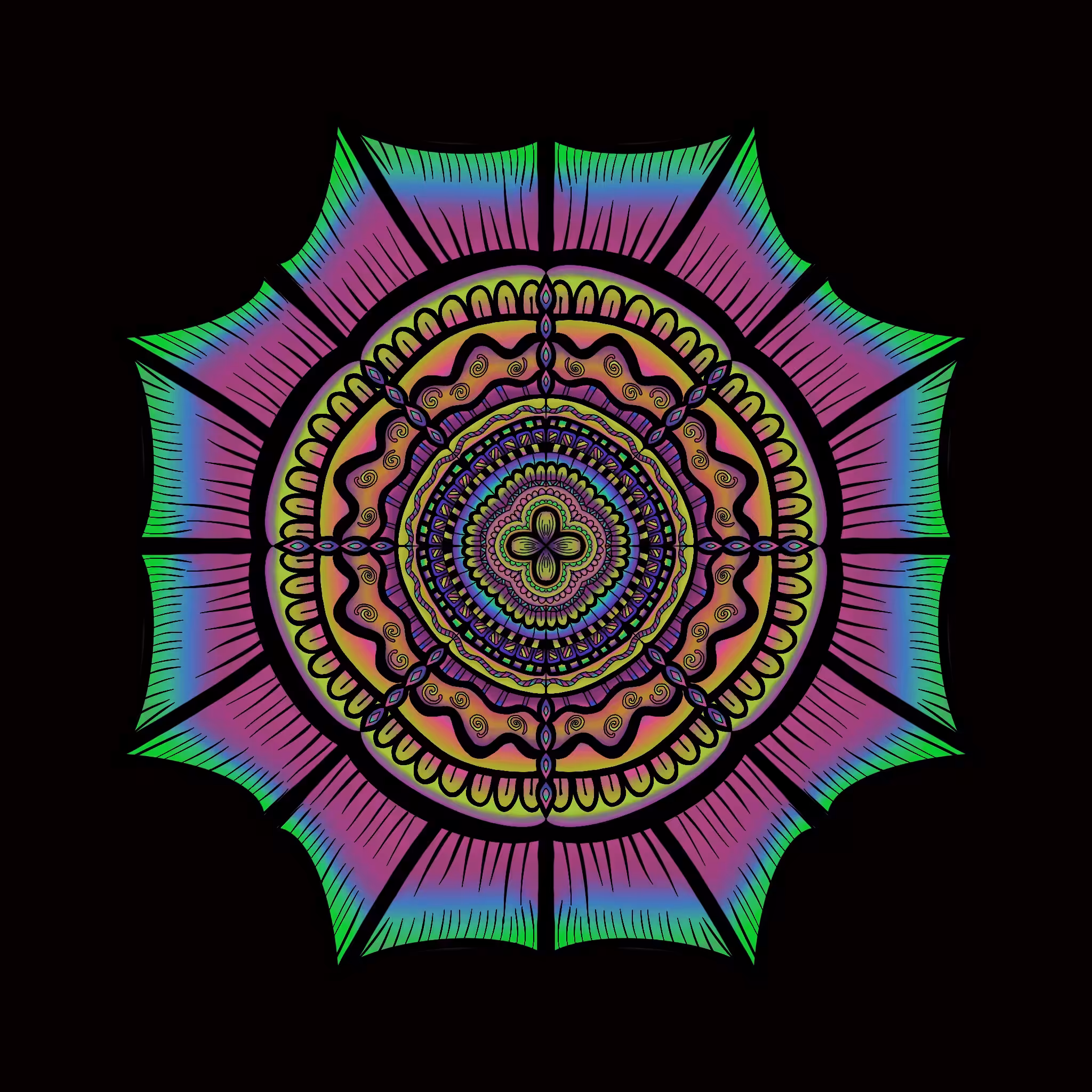 Psychadelic mandala