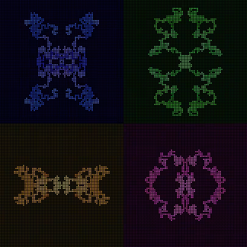 Dither Creatures 2x2 #77