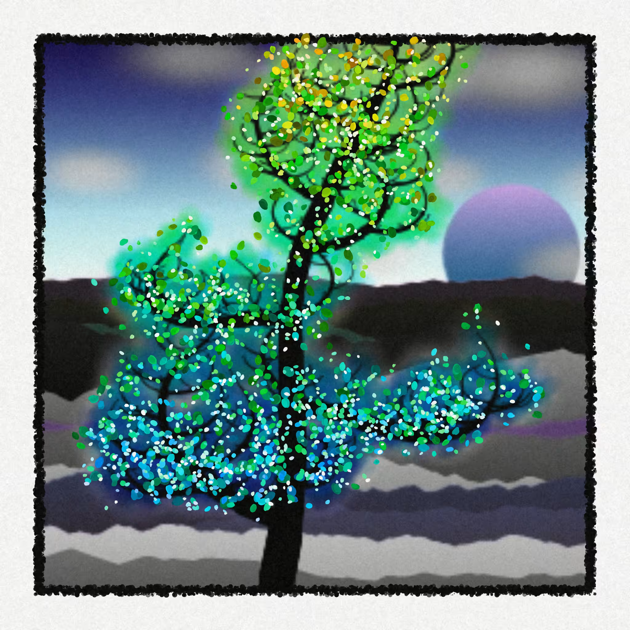 Dithered Branches #233