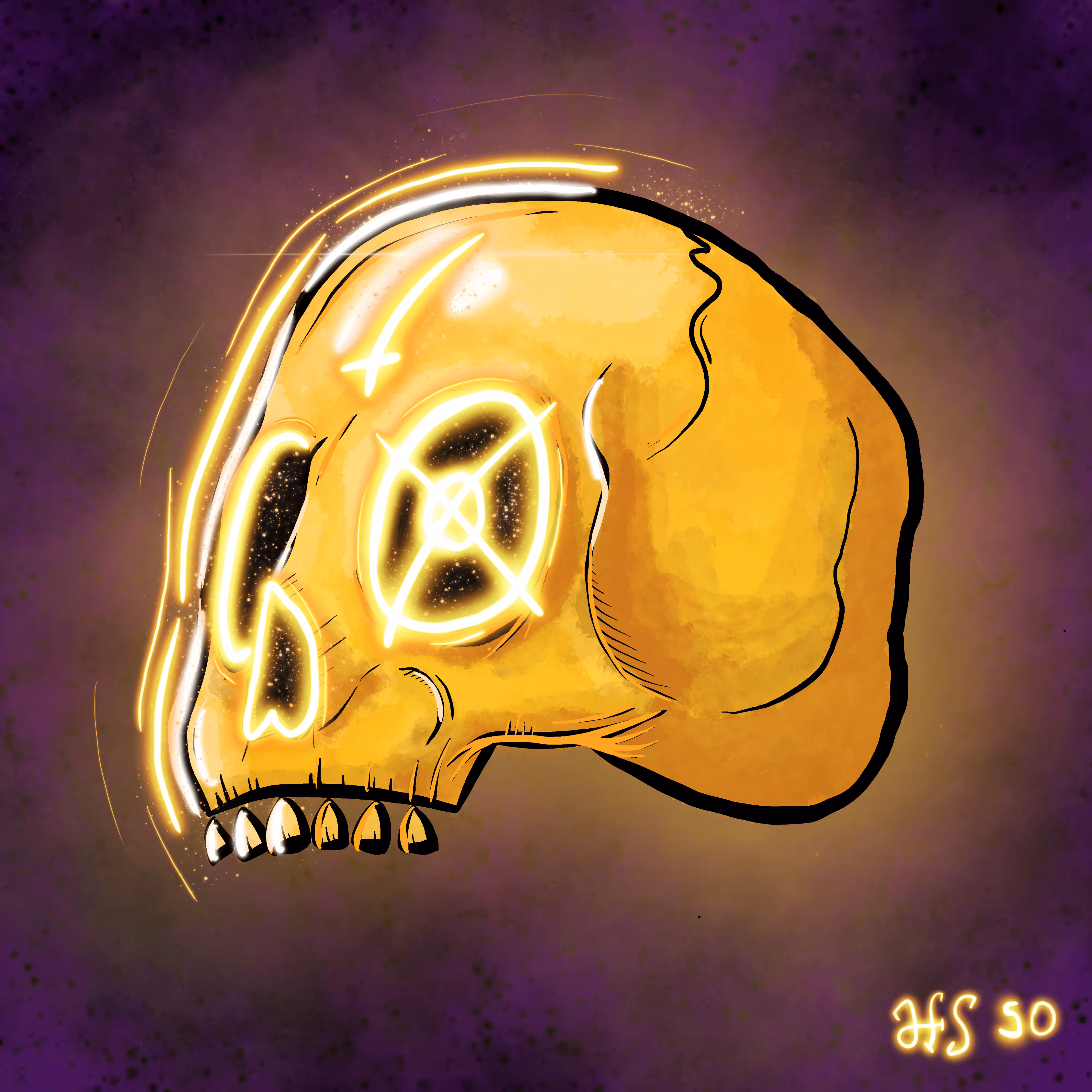 Almost Fancy Skull #50 (fylgð)