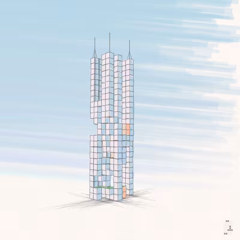 Cellular Skyscrapers #195