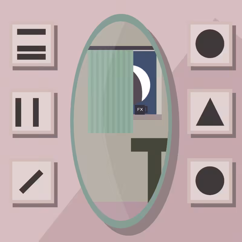A moon in\and the mirror. #25
