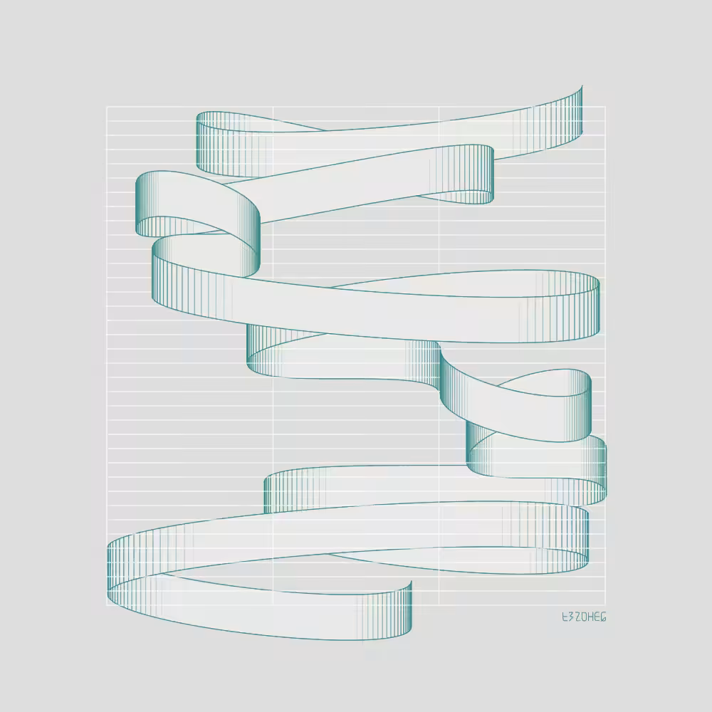_ribbon study_ #22