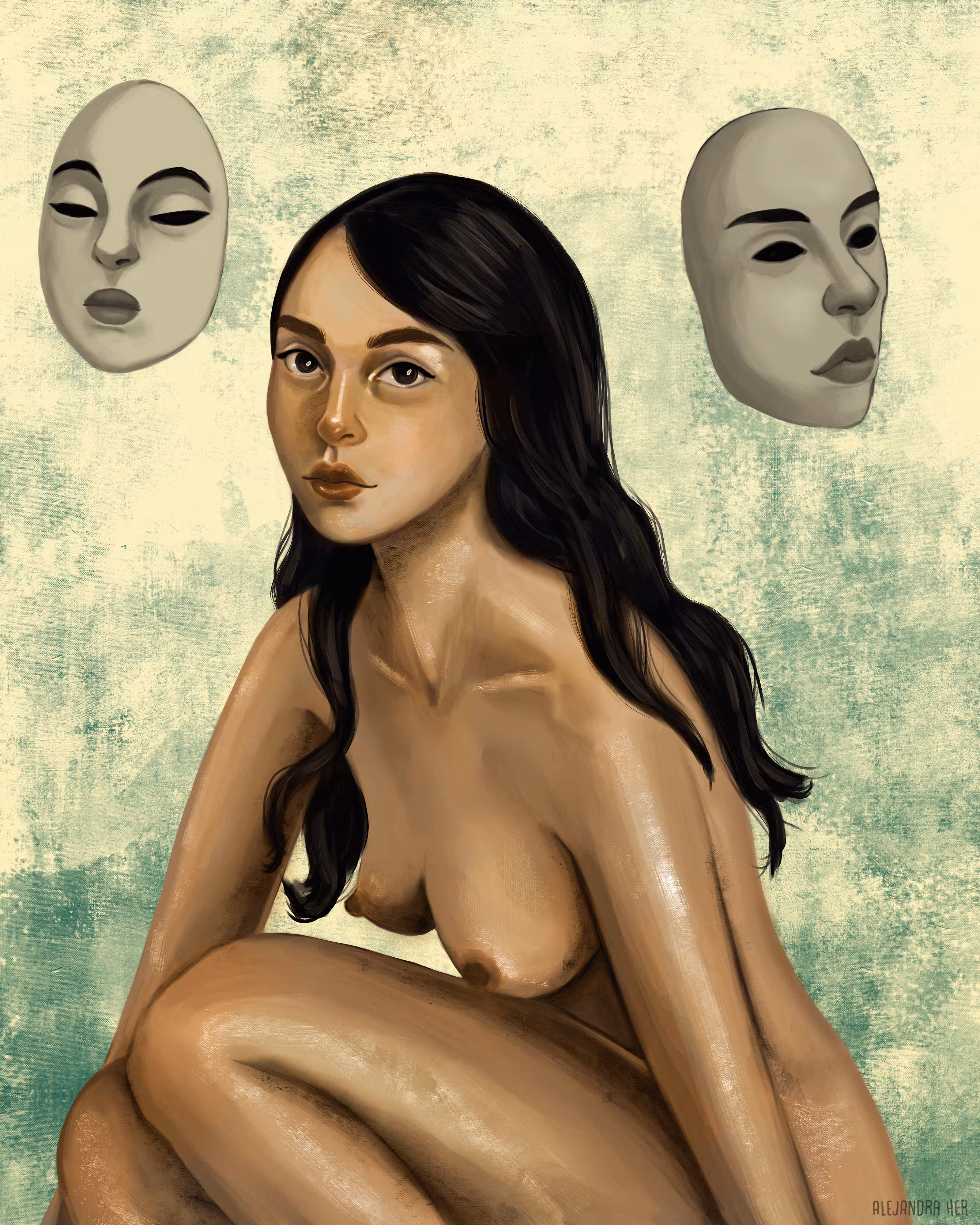 Who, being naked...