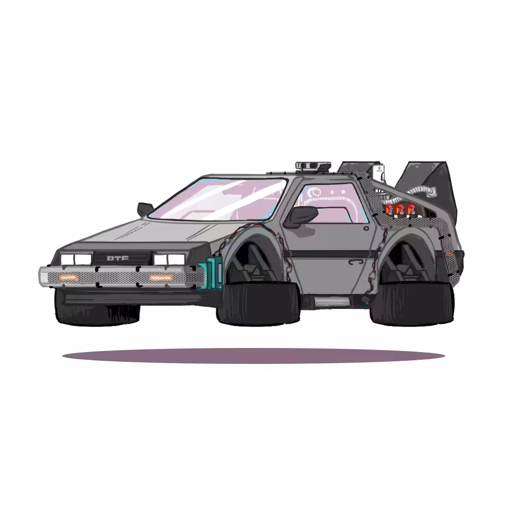 The Madness Scientist's Flying Time Machine Car
