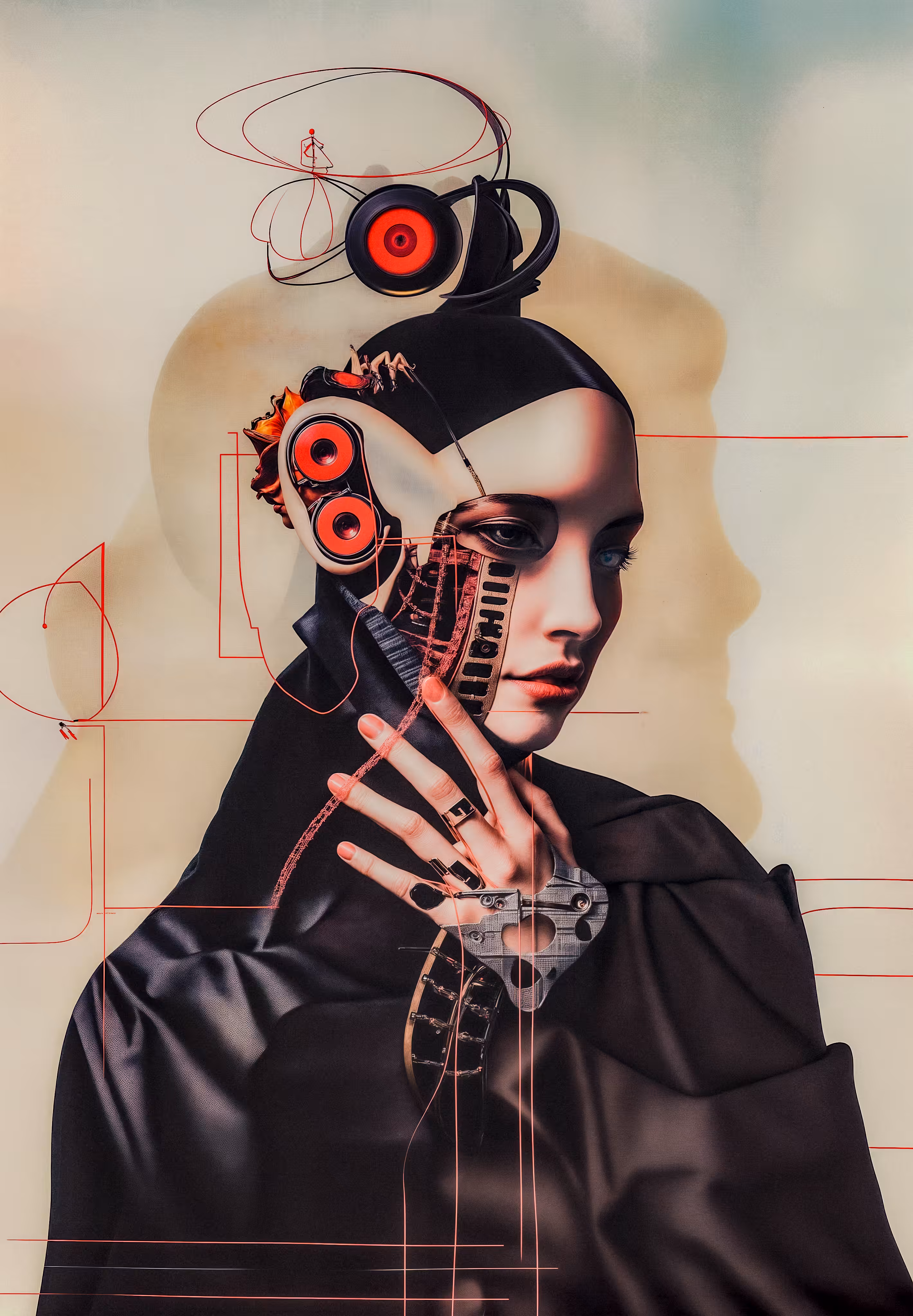 Portrait of a Transhuman Woman